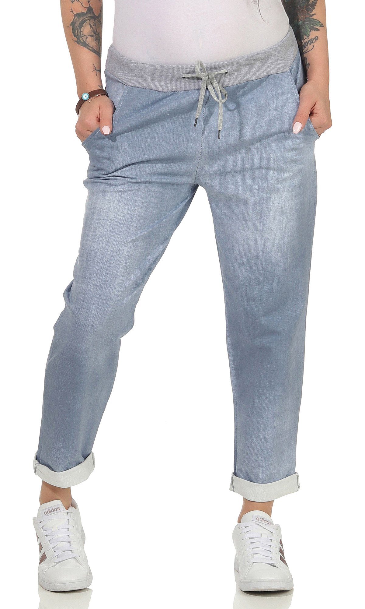 simaranda Jogginghose Damen Jogginghose 29 Hellblau