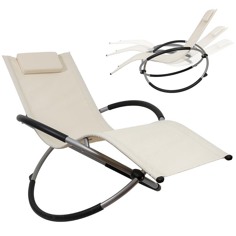 Feel2Home Gartenliege Sonnenliege Gartenliege extra breite
