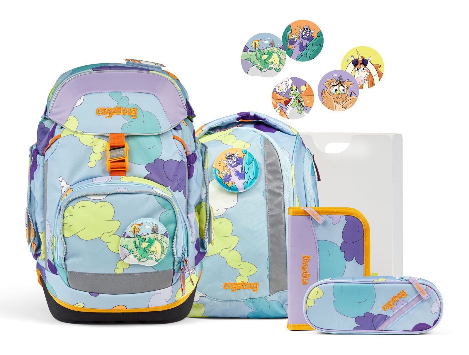 ergobag Schulranzen Comic Adventure Edition (Set,