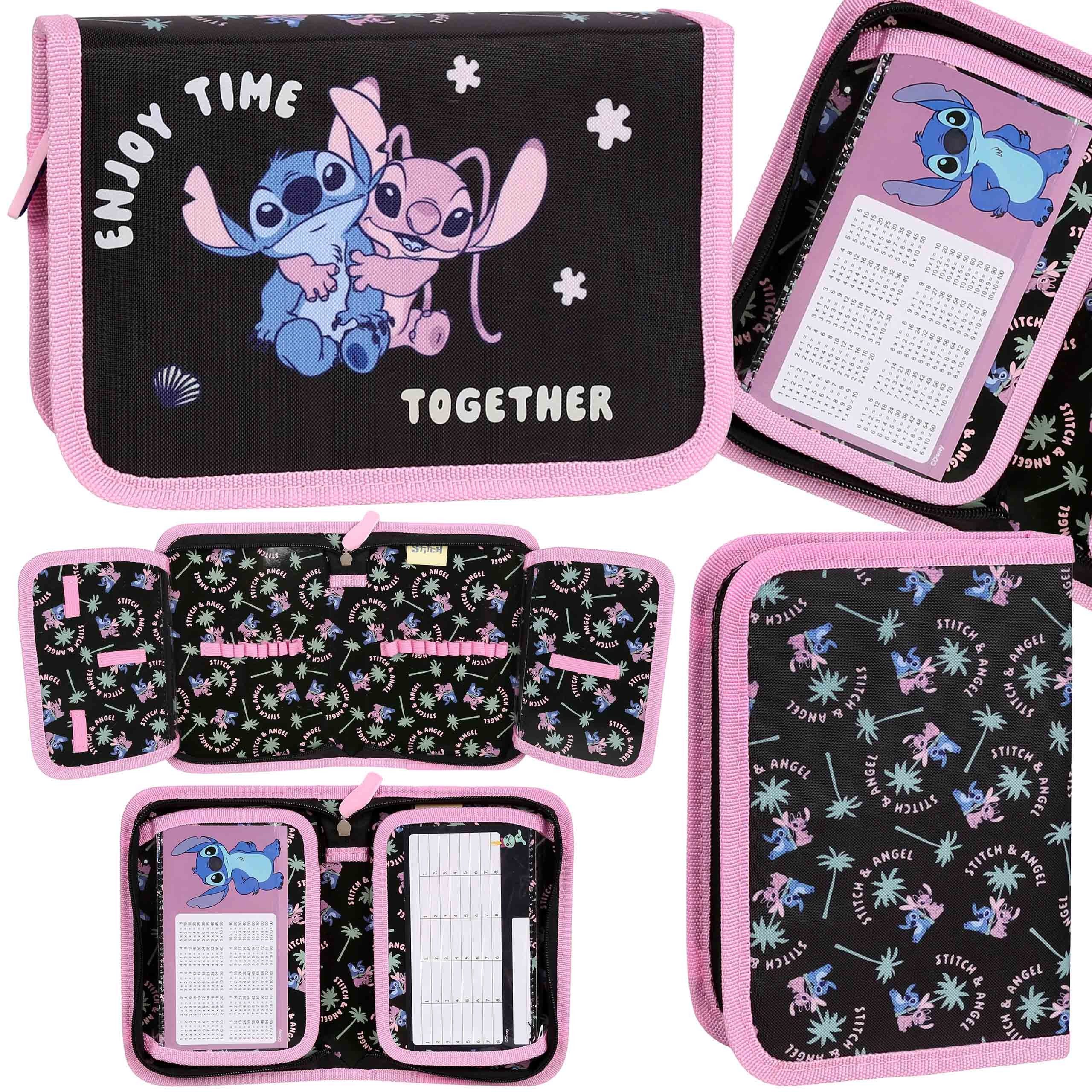 Sarcia.eu Federmäppchen DISNEY Stitch Schwarz-rosa Federmäppchen