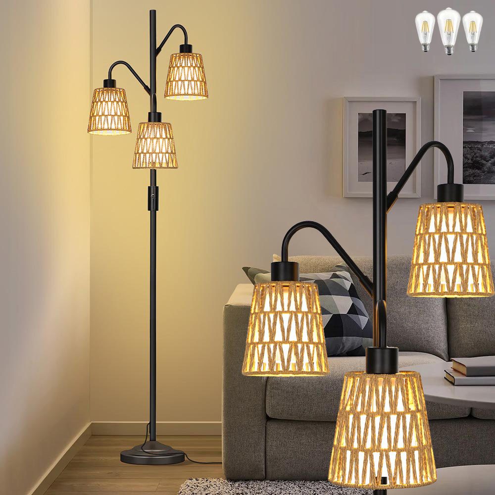 Lapamax LED Stehlampe Dimmbar Stehlampe mit