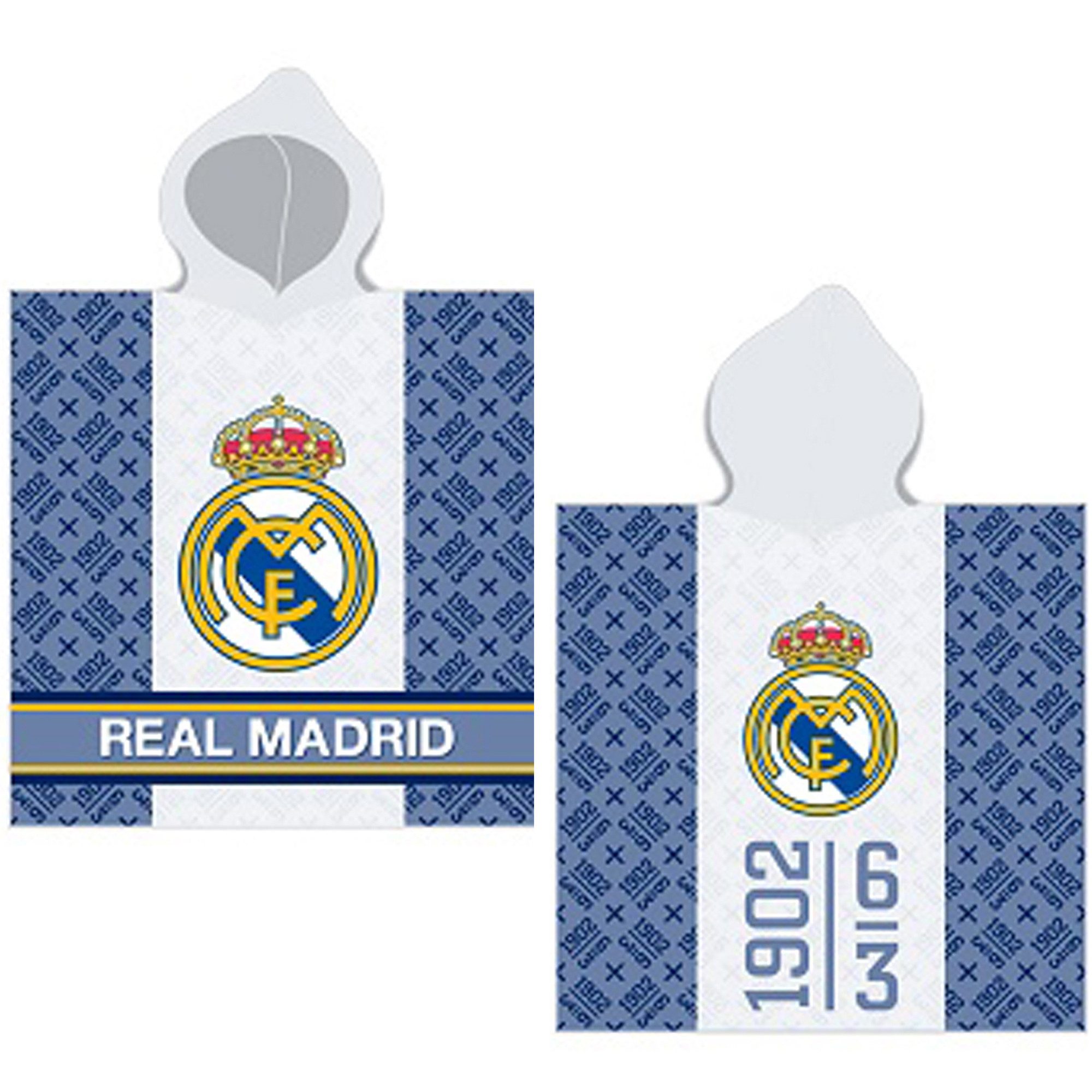 BERONAGE Kapuzenhandtuch Real Madrid Kinder Kapuzen