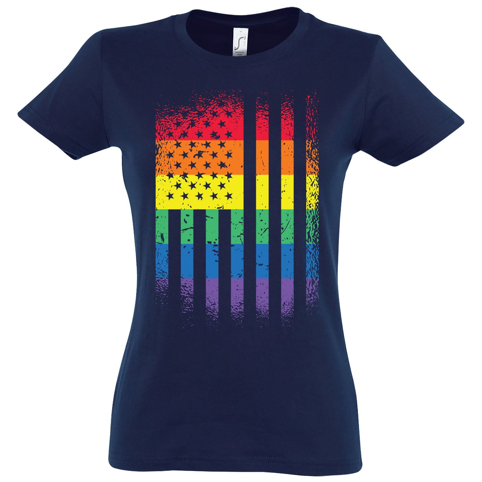 Youth Designz T-Shirt Amerika Flagge Pride