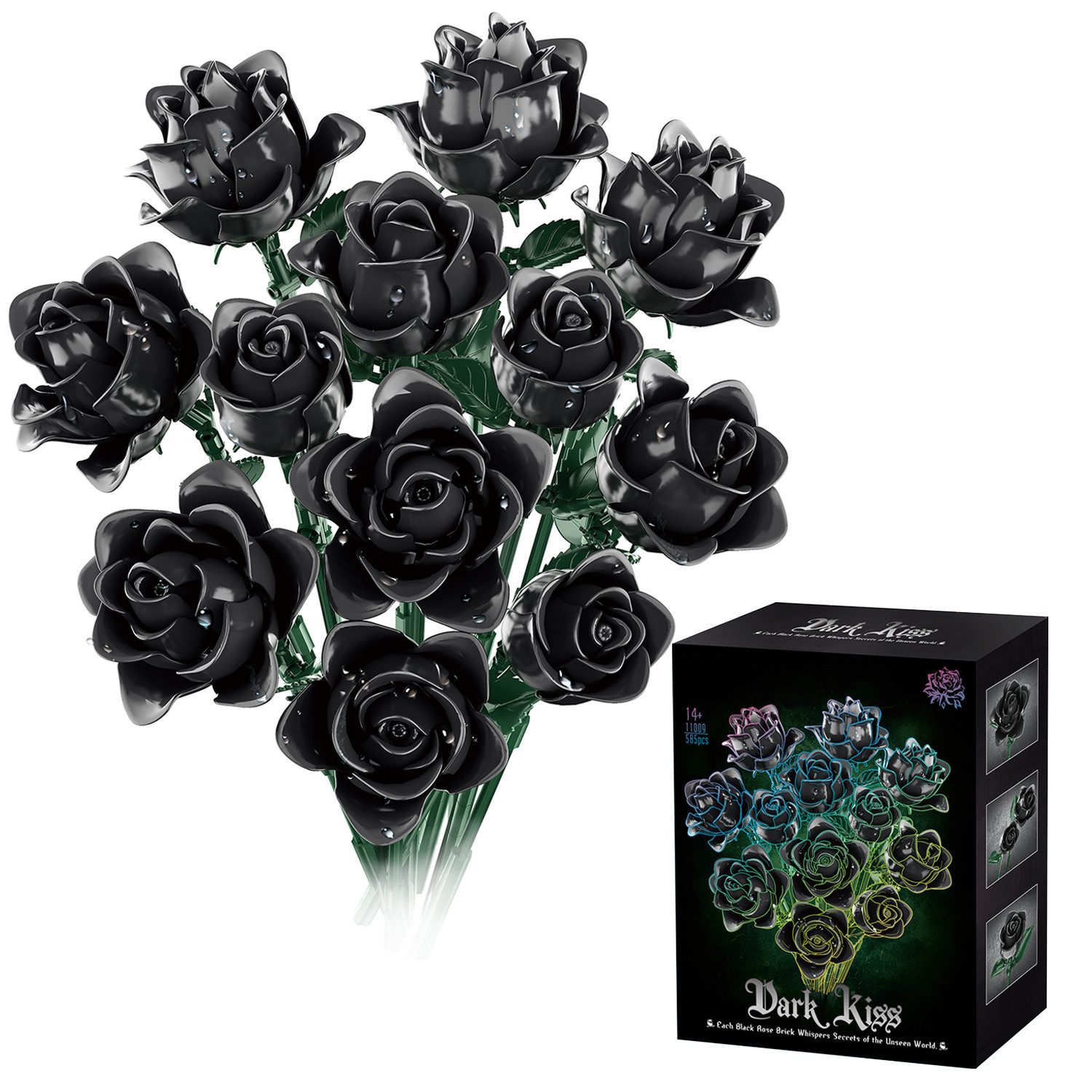 Esun Künstliche Blumen Bau-Set Blumen Pflanzen