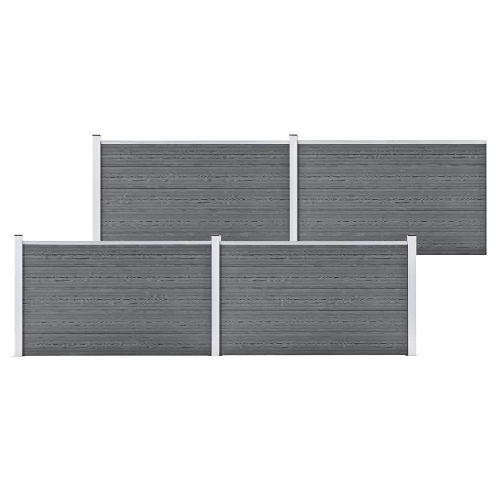 vidaXL Gartenzaun Gartenzaun WPC 699x106 cm
