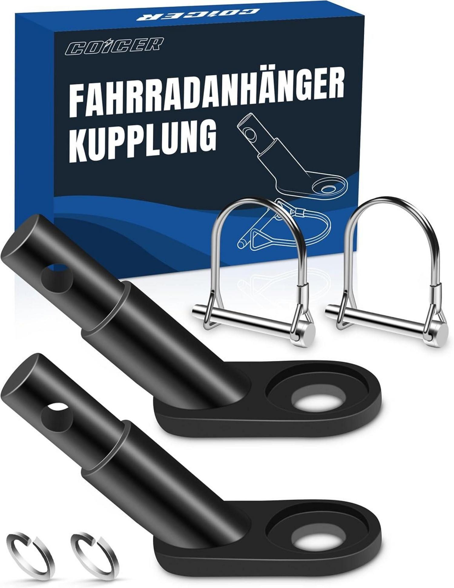 LuxusKollektion Fahrradständer Fahrradanhänger Kupplung Hundeanhänger Anhängerkupplung