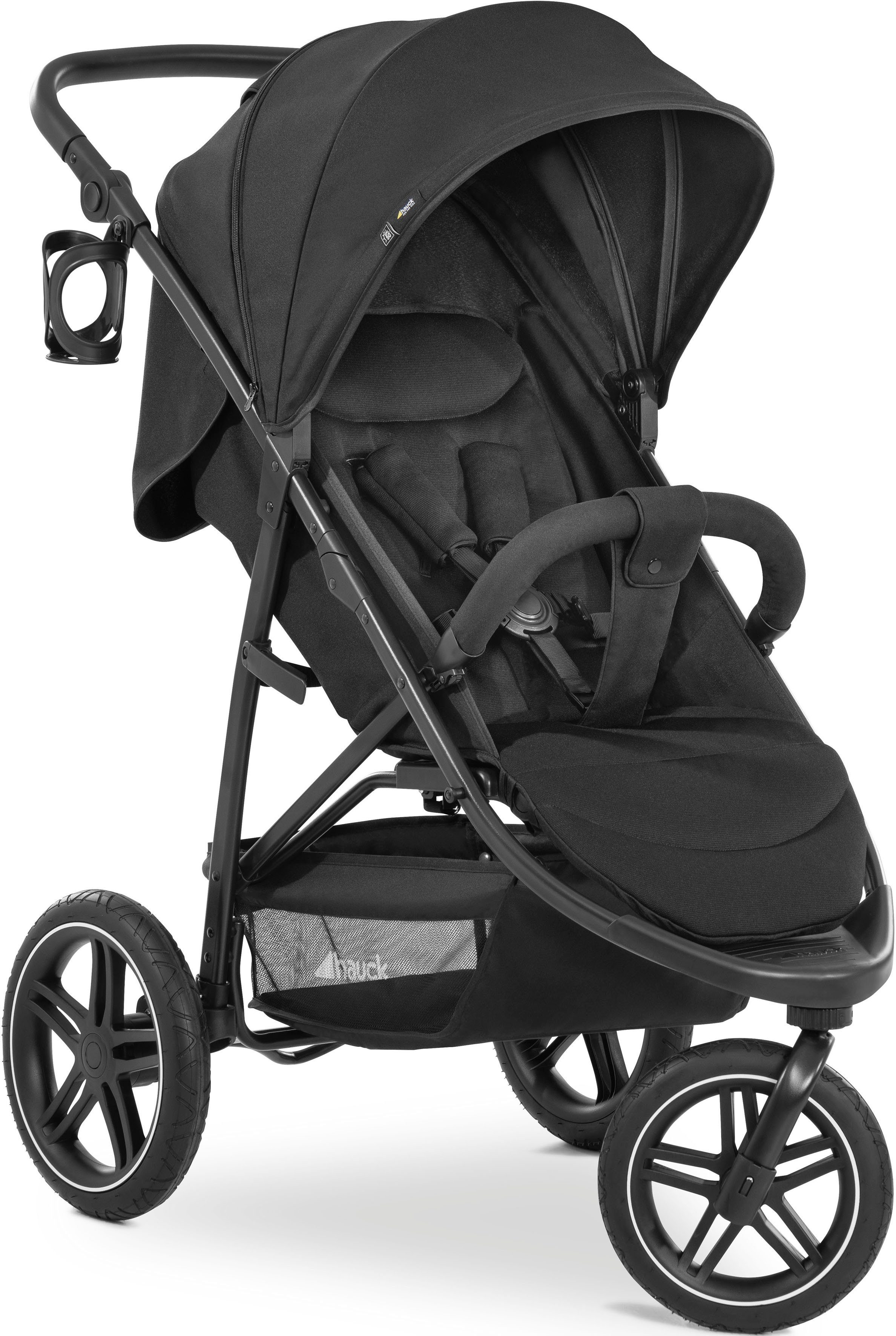 Hauck Dreirad-Kinderwagen Rapid 3R, black, mit