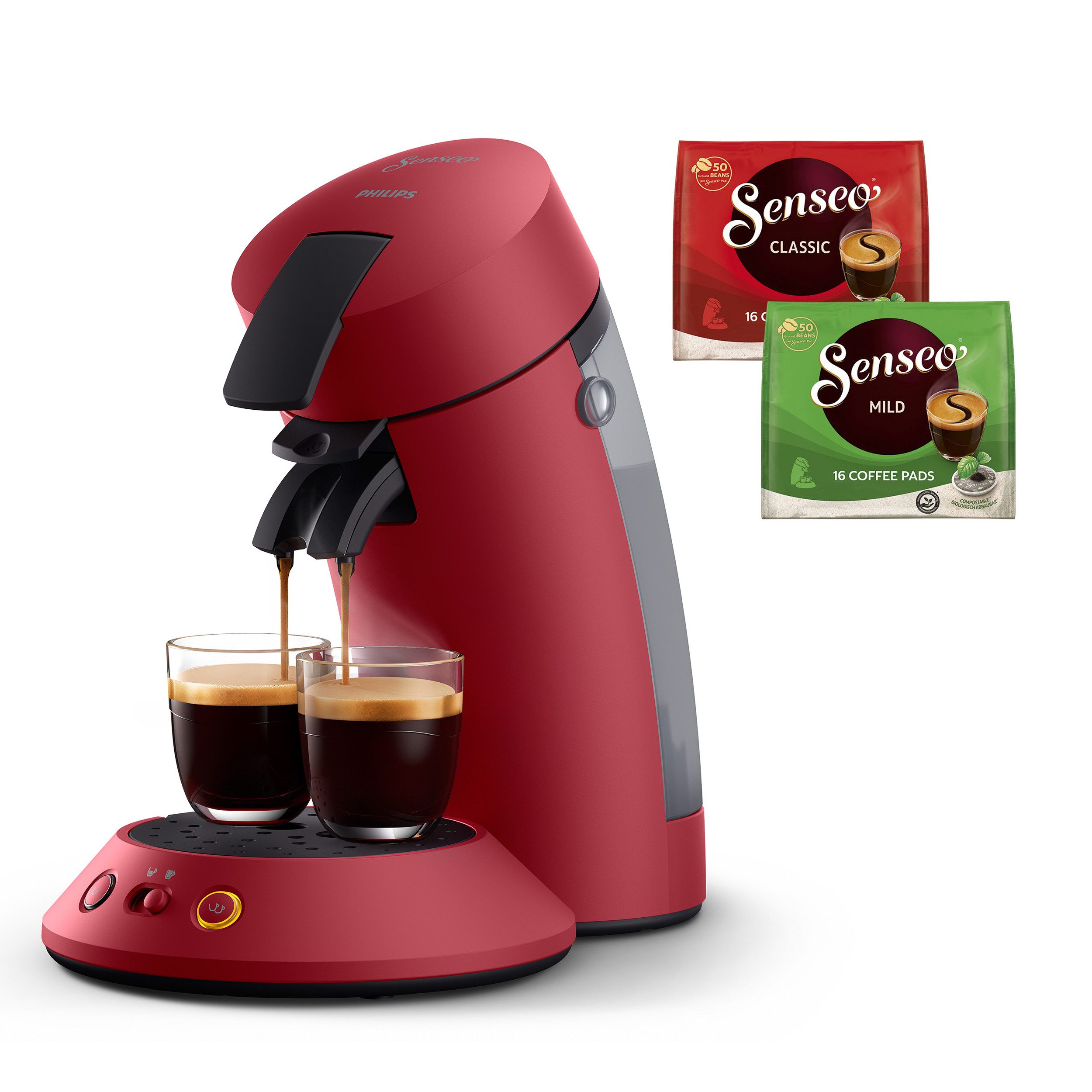 Philips Senseo Kaffeepadmaschine Original Plus CSA210/90,