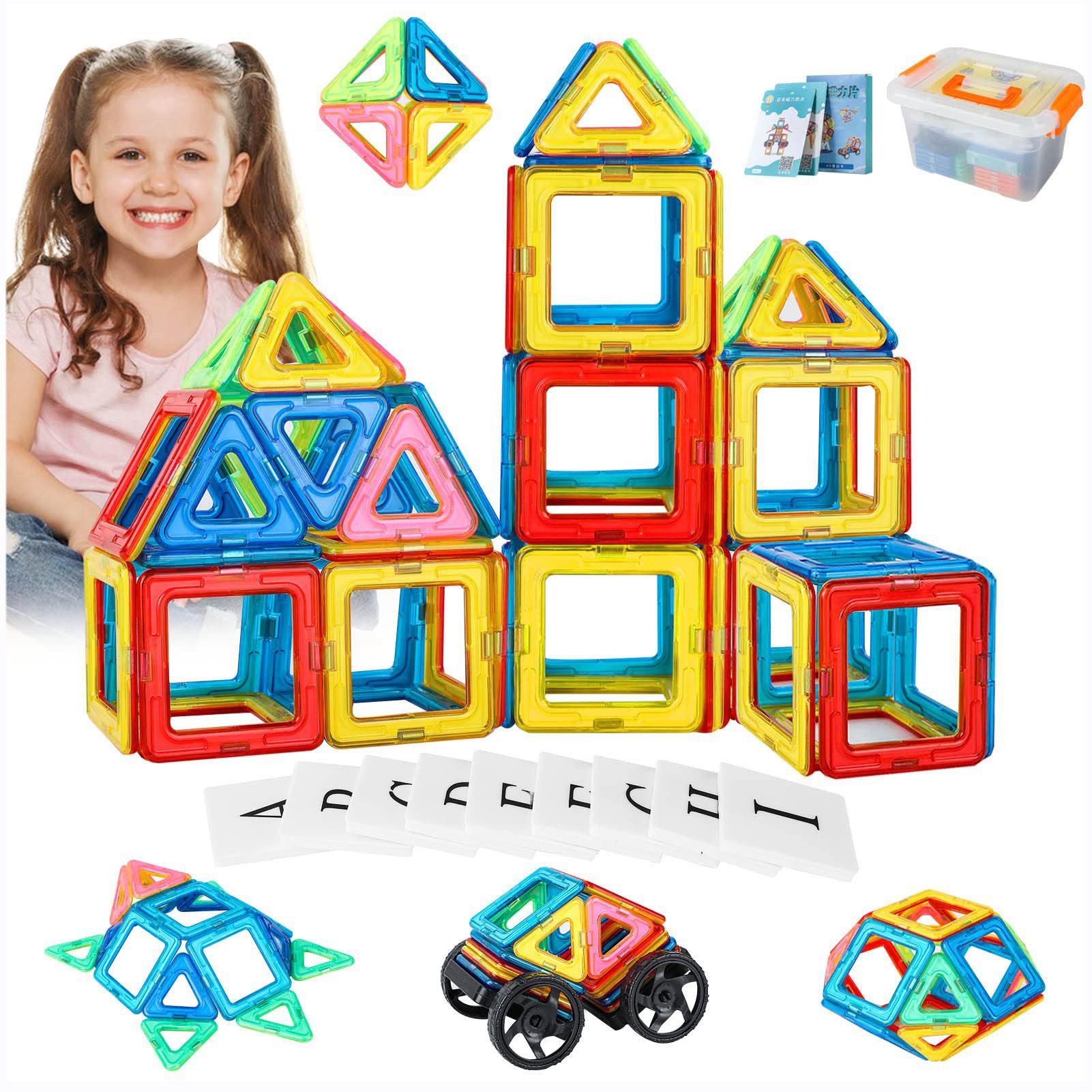 Youyijia Magnetische Bausteine 119tlg Kinder Magnete