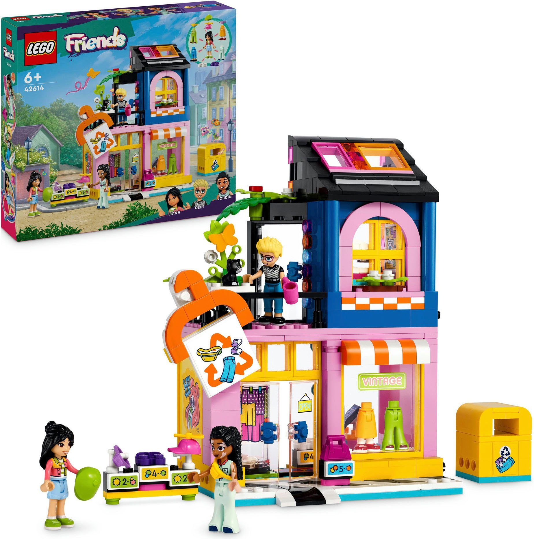 LEGO® Vintage-Modegeschäft (42614), LEGO Friends Konstruktionsspielsteine,