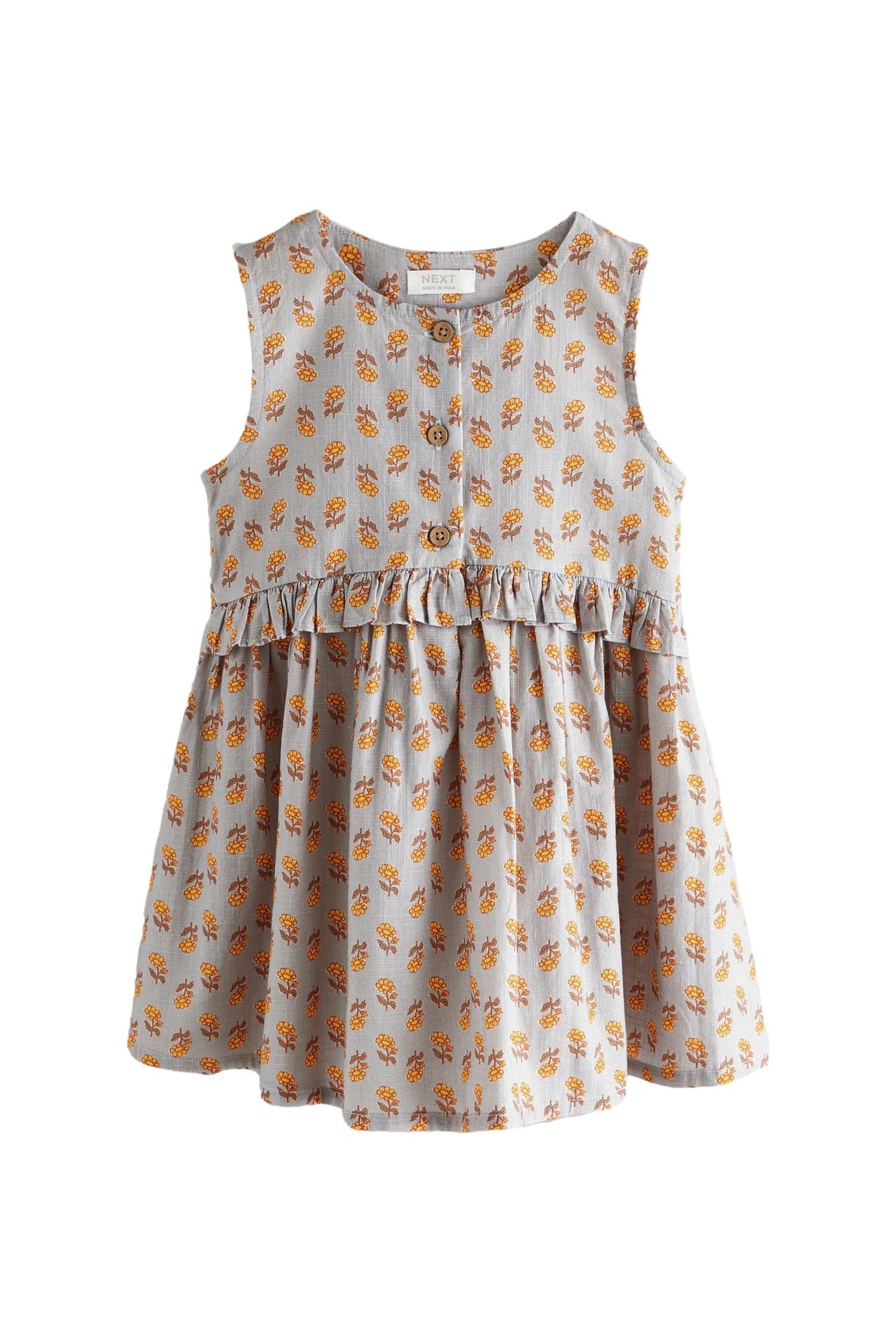 Next Vokuhila-Kleid Ärmelloses Kleid mit Schößchen