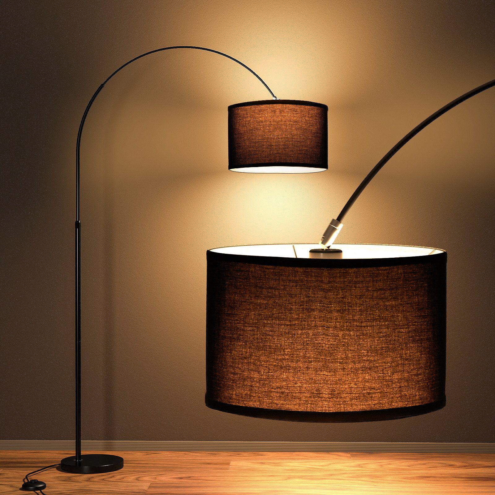 ANTEN LED Stehlampe Bogenlampe Stehlampe Bogenleuchte