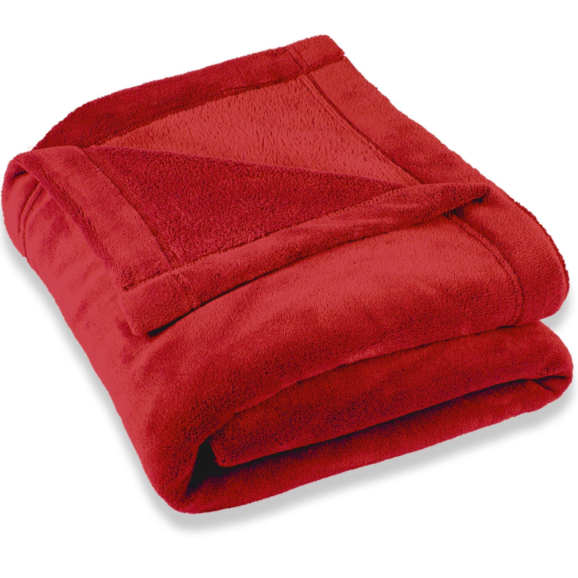 Wohndecke Montreal Kuscheldecke Tagesdecke Fleece Decke
