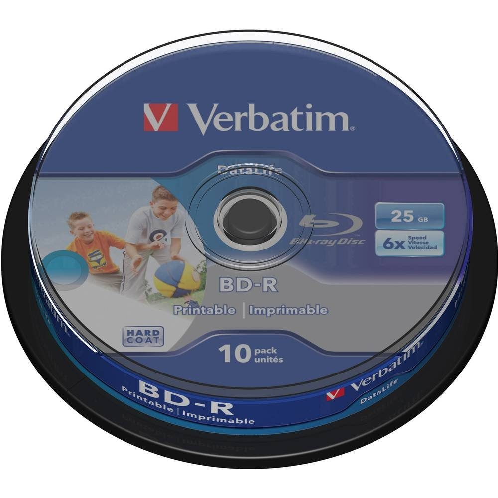 Verbatim Blu-ray-Rohling BD-R 25 GB 6x
