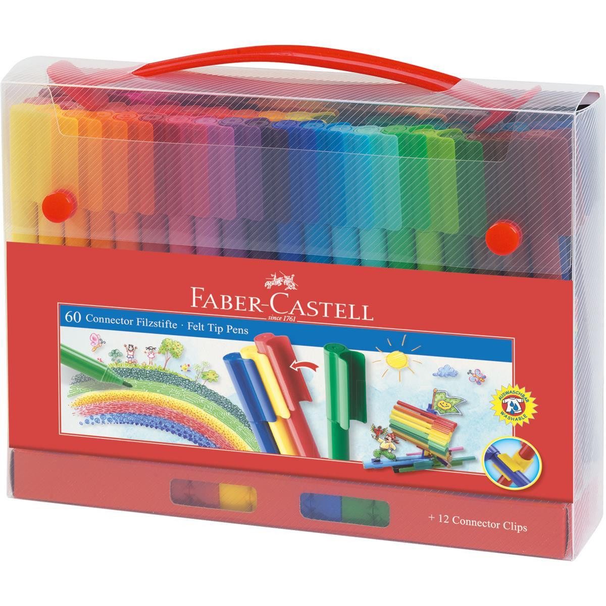 Faber-Castell Filzstift Faber-Castell Connector Koffer -