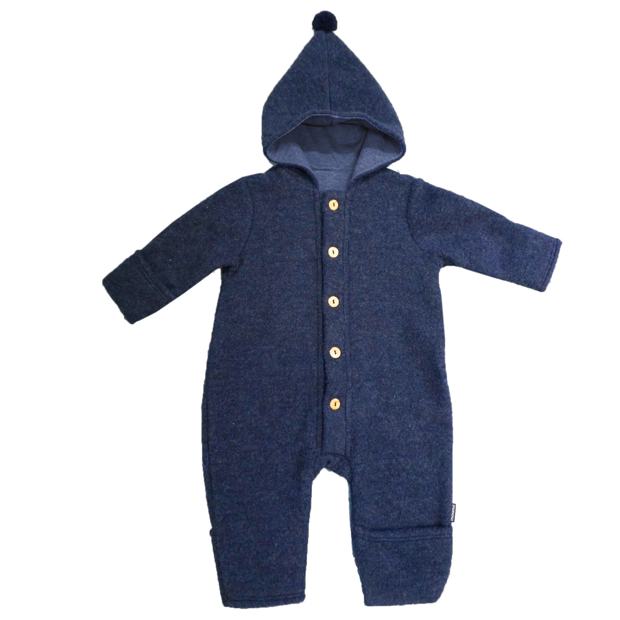 MAXIMO Overall GOTS BABY-Overall, Wollfleece Jerseyfutter,