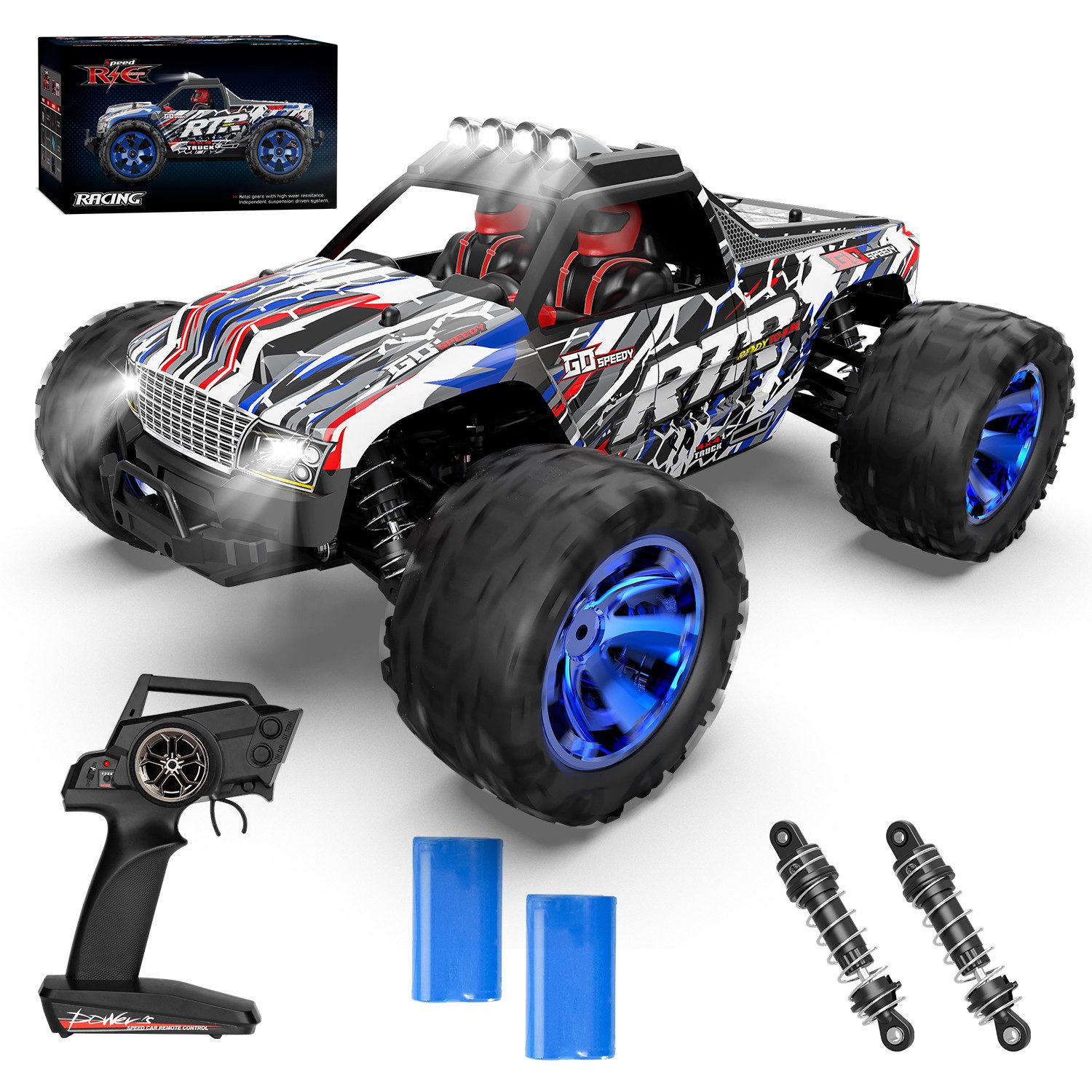 Esun RC-Auto Ferngesteuertes Auto 1/14, 35+KM/H