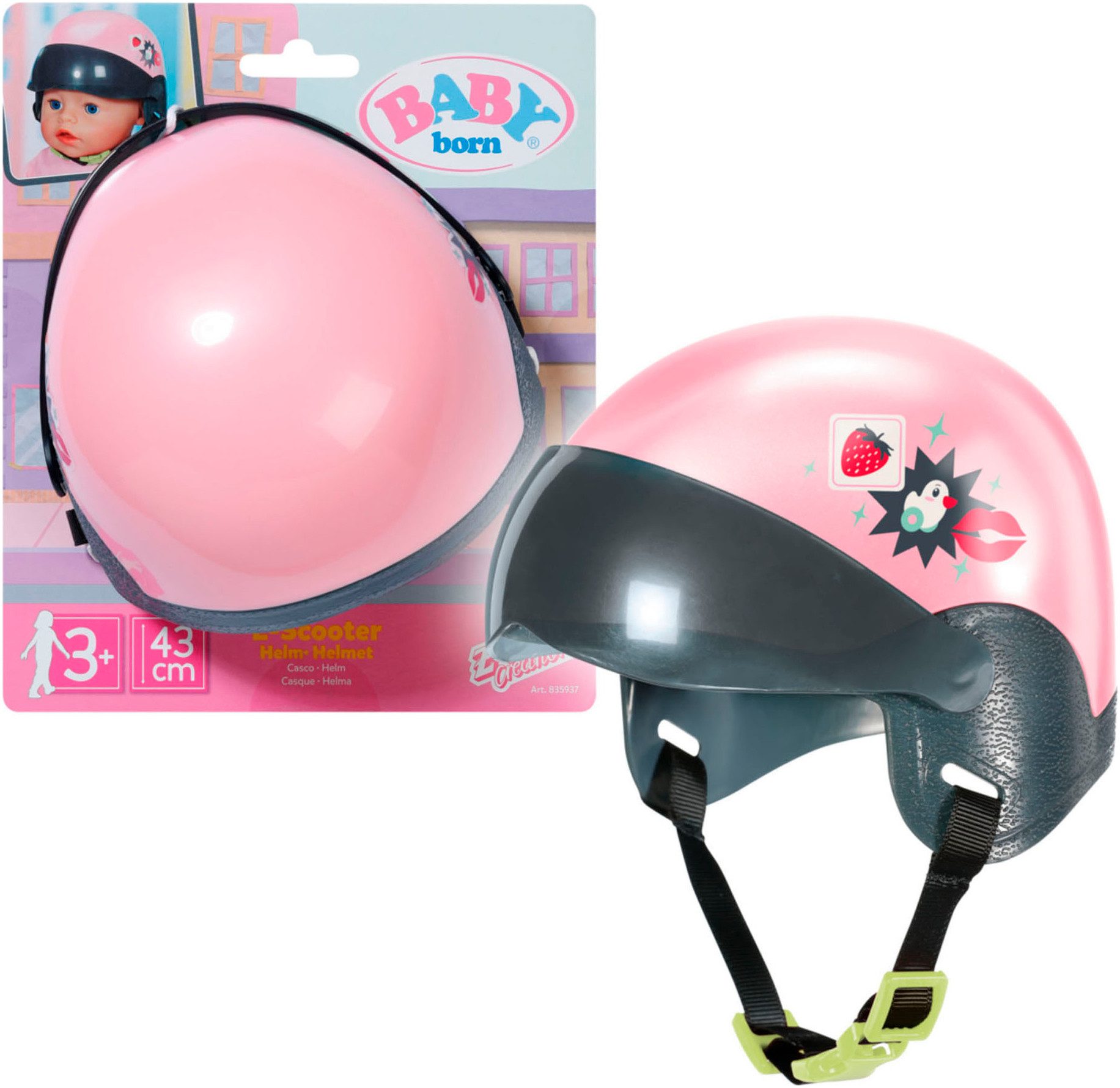 Baby Born Puppen Helm E-Scooter Helm