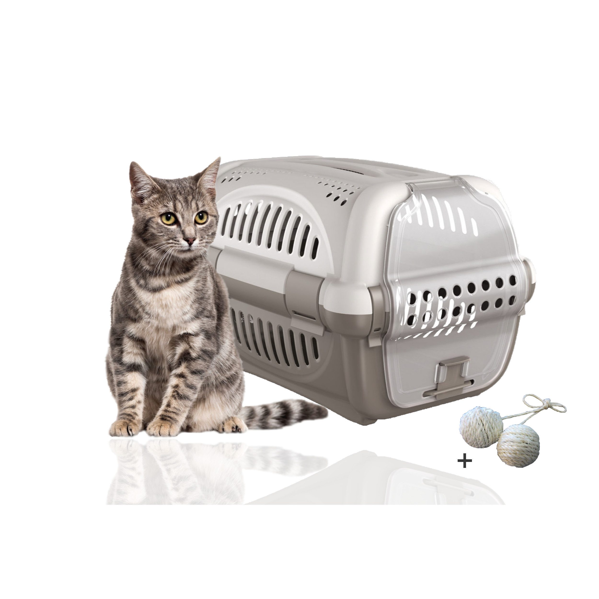 Rohrschneider Tiertransportbox Transportbox Katze, Katzenbox, Hundebox,