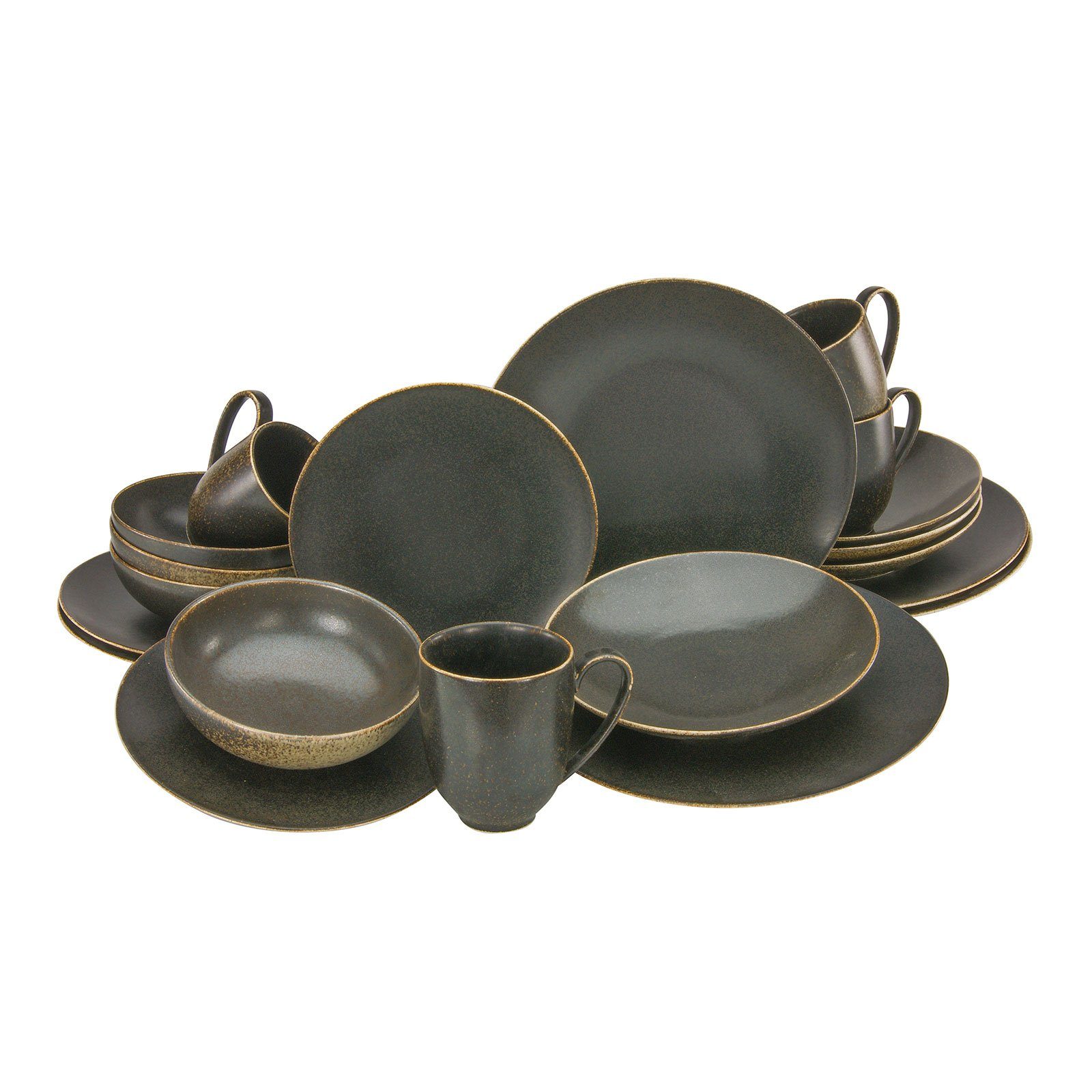 CreaTable Tafelservice 22408 Serie RUSTY Geschirrset