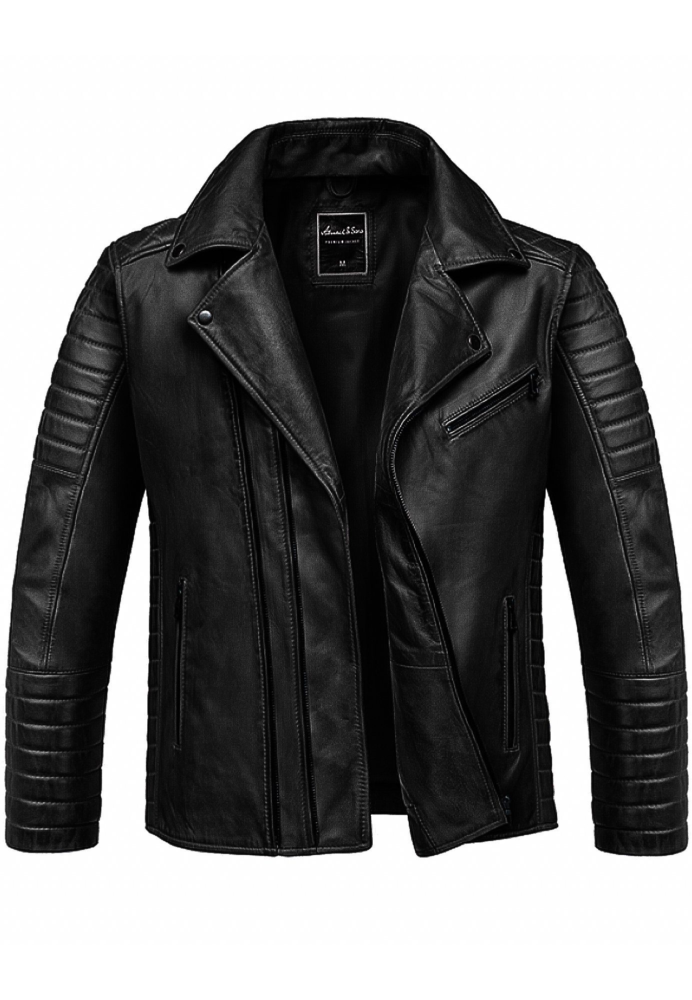 Amaci&Sons Lederjacke AMHERST Lederjacke Echtleder Herren