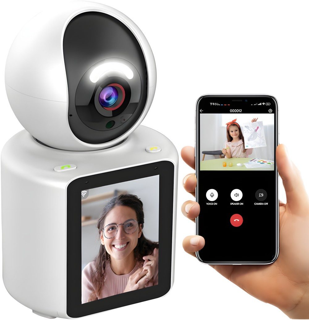 ibettertec Überwachungskamera 2.4 GHz WLAN Überwachungskamera,