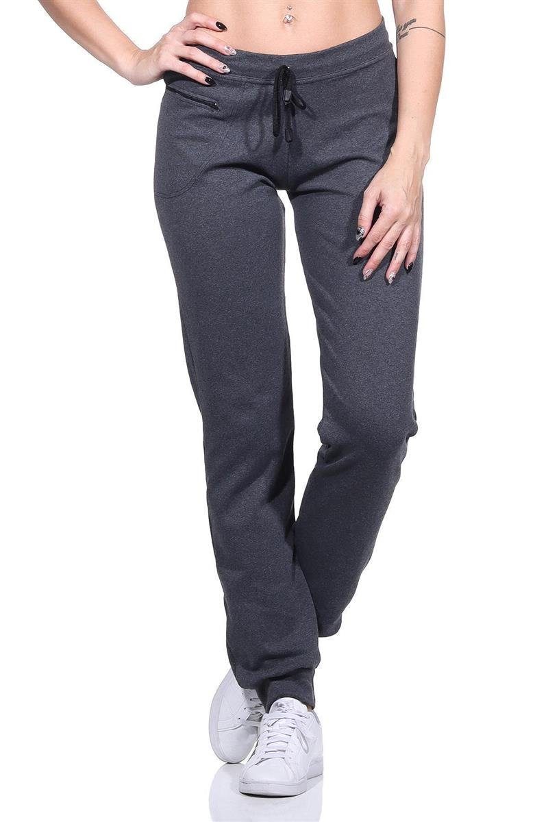 EloModa Jogginghose Damen Jogginghose lang Sport-Hose