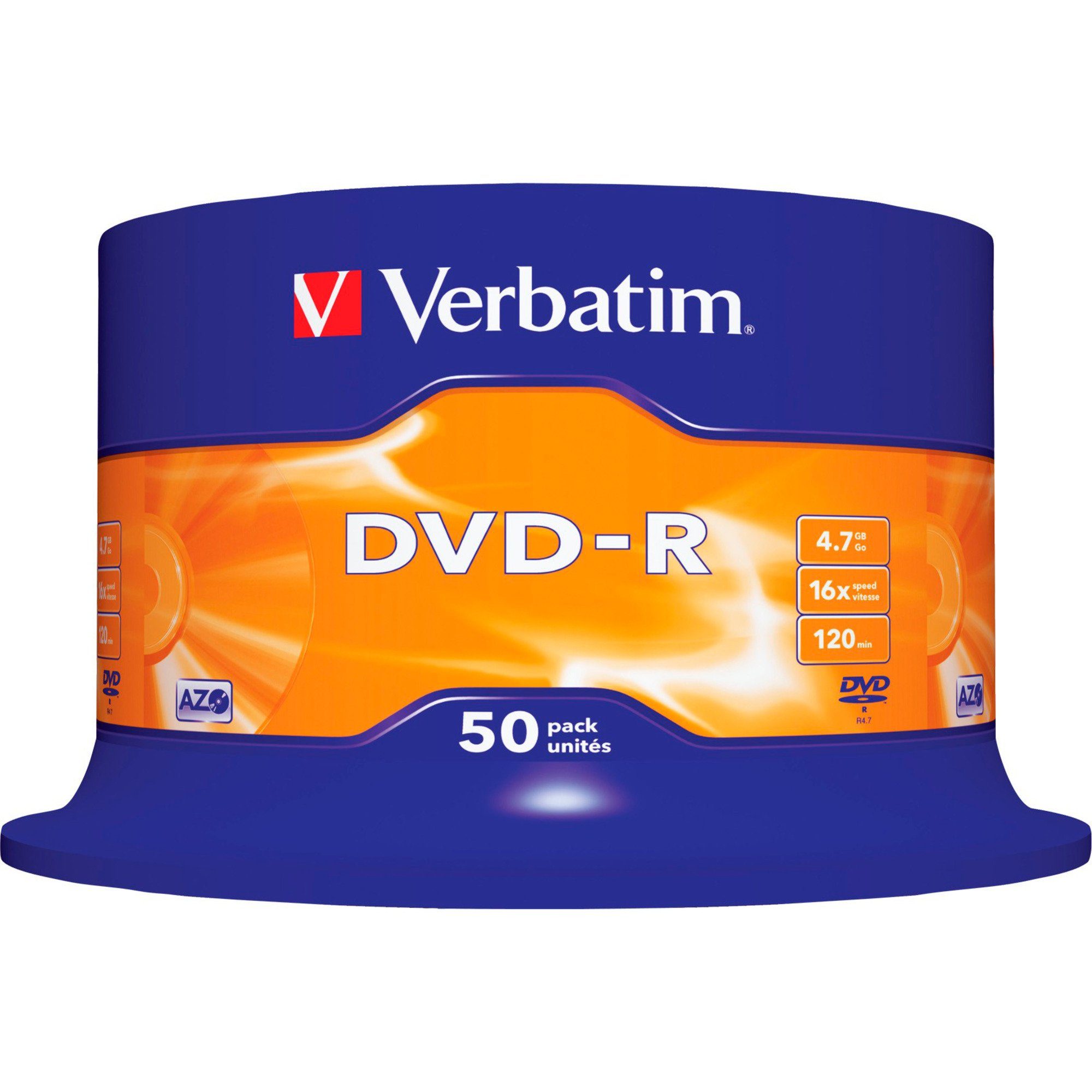 Verbatim DVD-Rohling Verbatim DVD-R 4,7 GB,