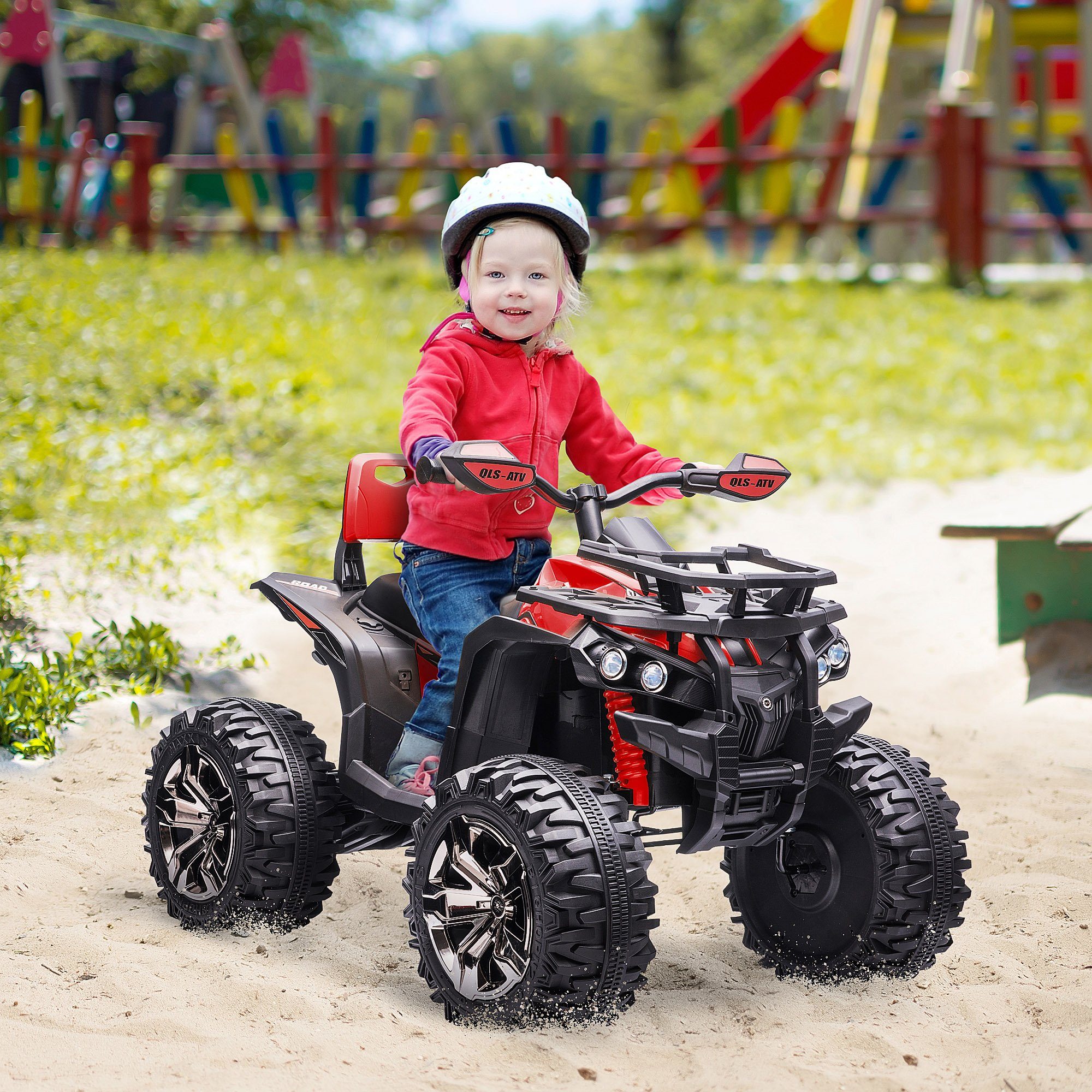 HOMCOM Elektro-Kinderquad Elektro-Quad, Kinder Elektro, mit