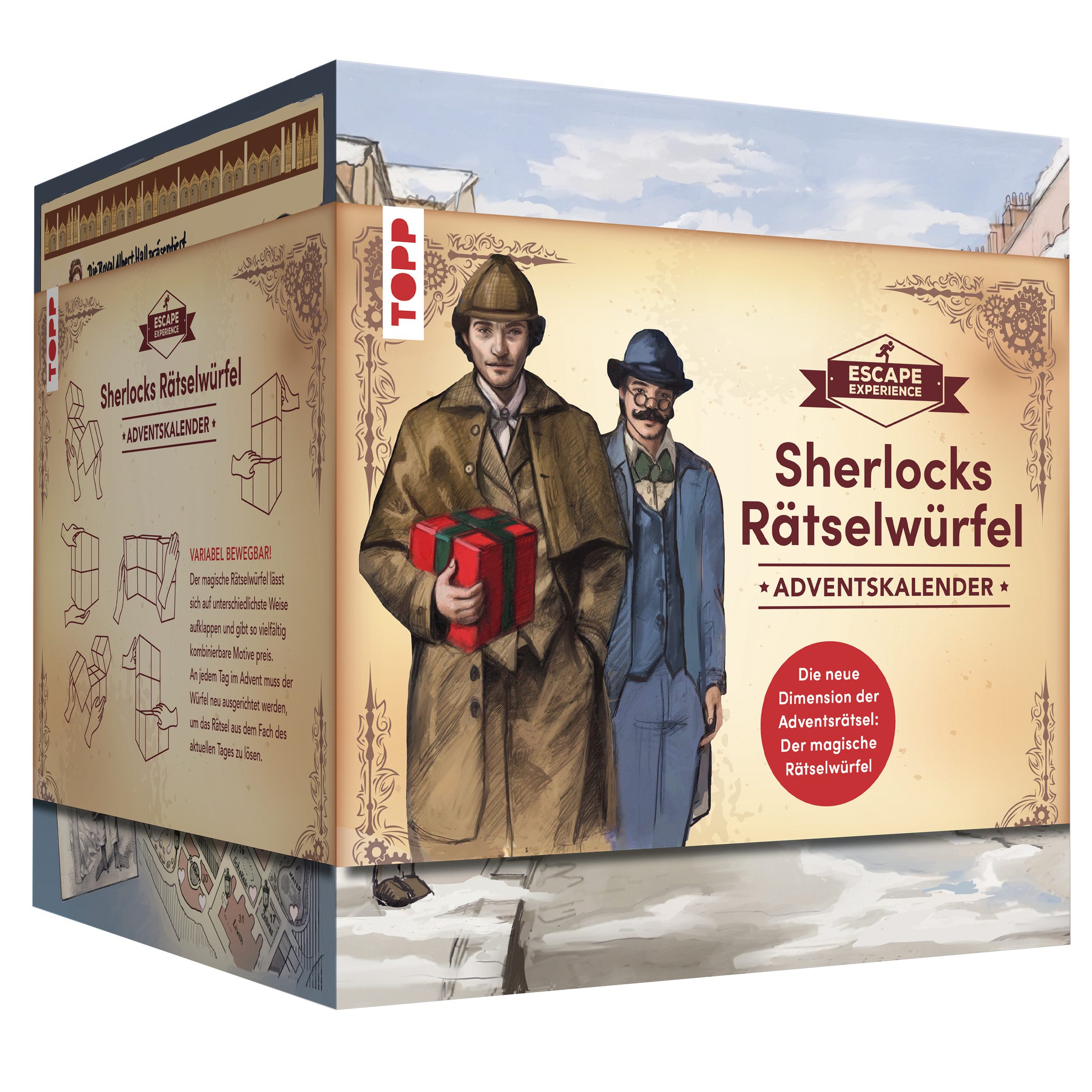 frechverlag Adventskalender Escape Adventskalender/Rätselwürfel - Sherlock