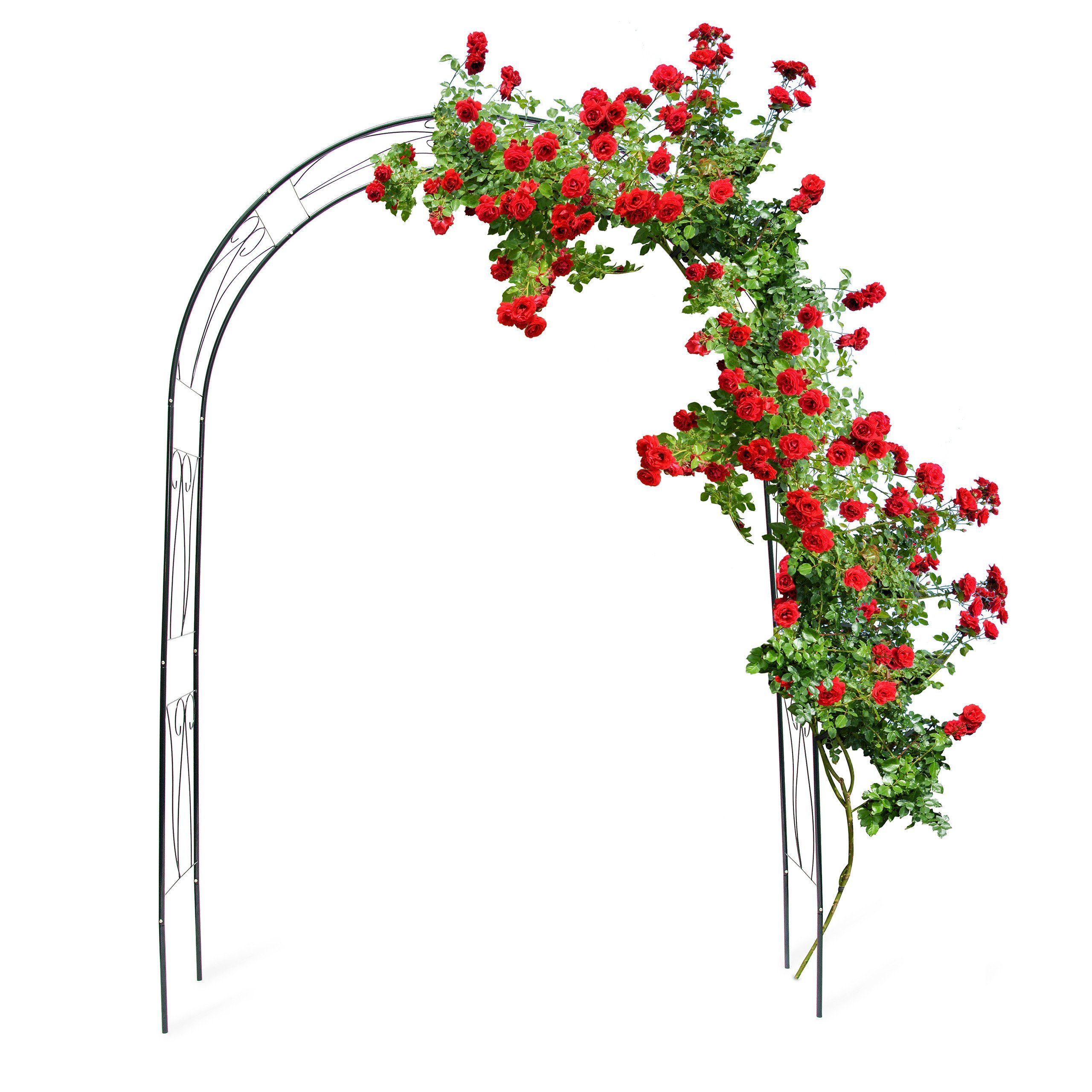 relaxdays Rosenbogen Rankbogen für Rosen mit