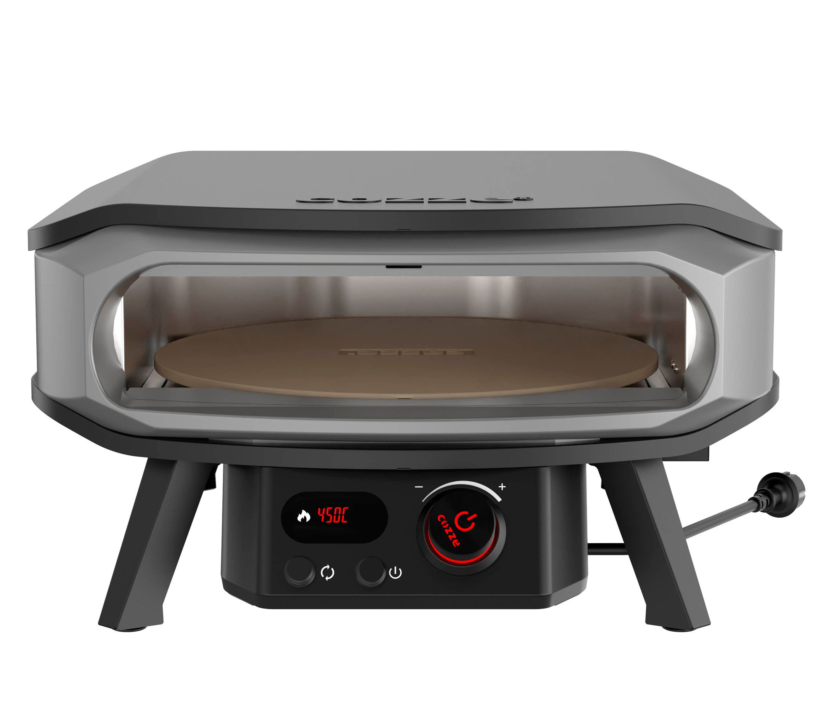 COZZE Pizzaofen Elektrischer Pizzaofen Premium Rotate