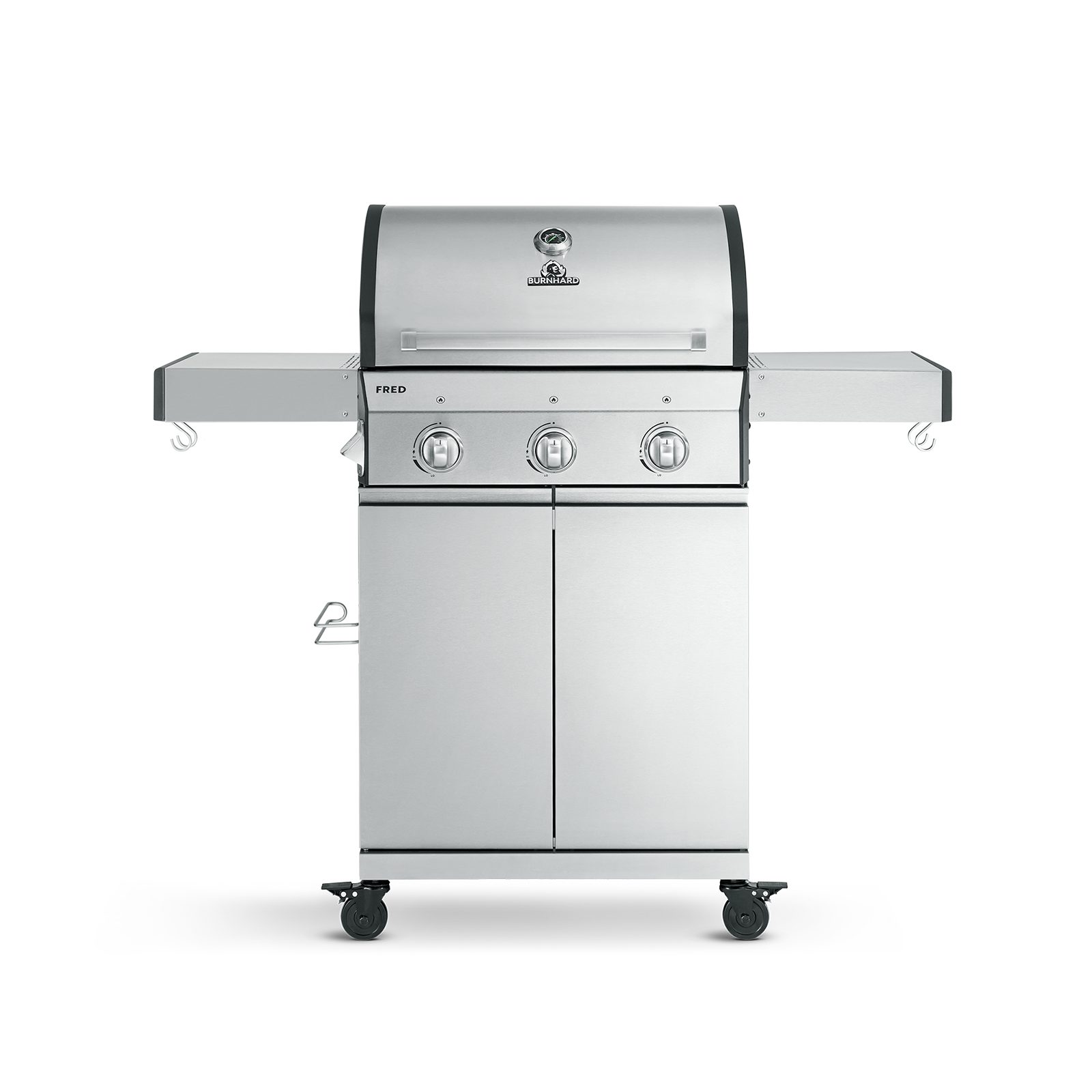 BURNHARD® Gasgrill FRED, 3-Brenner Gasgrill, Basic