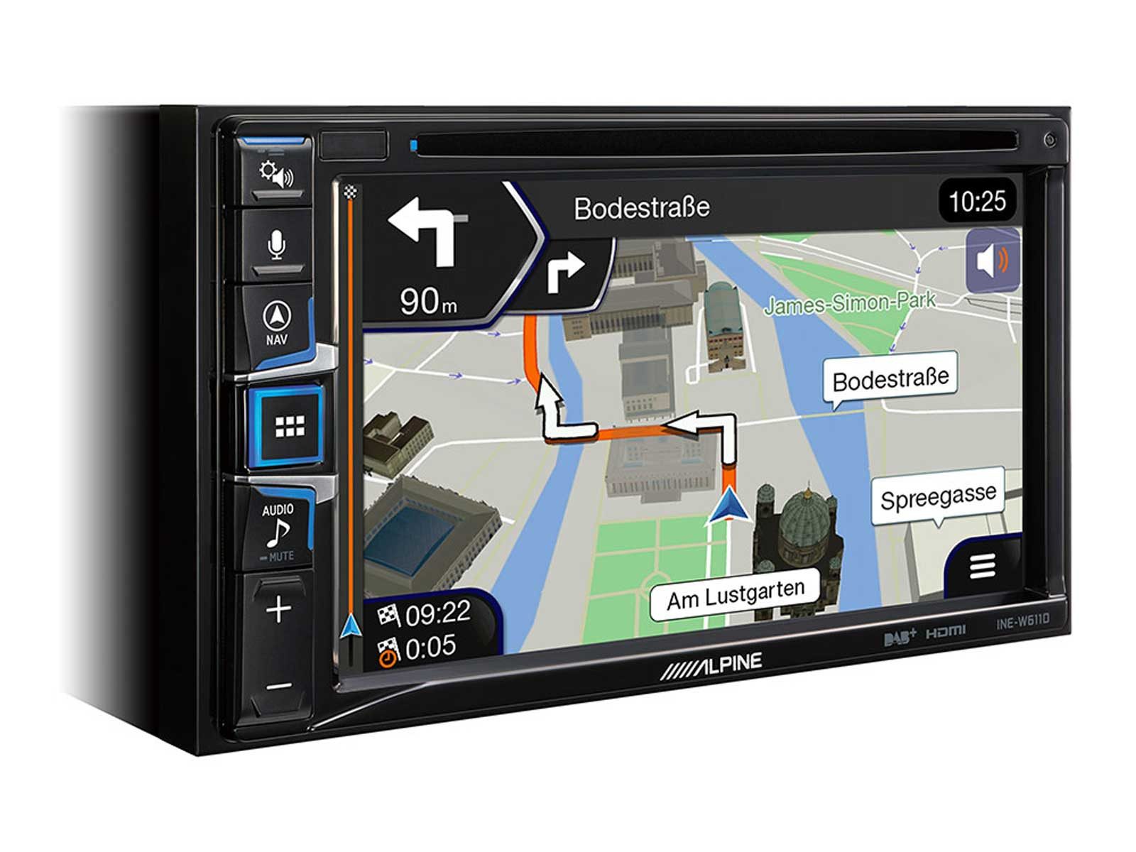 ALPINE INE-W611D 2-DIN 6,5 Zoll Navigationssystem