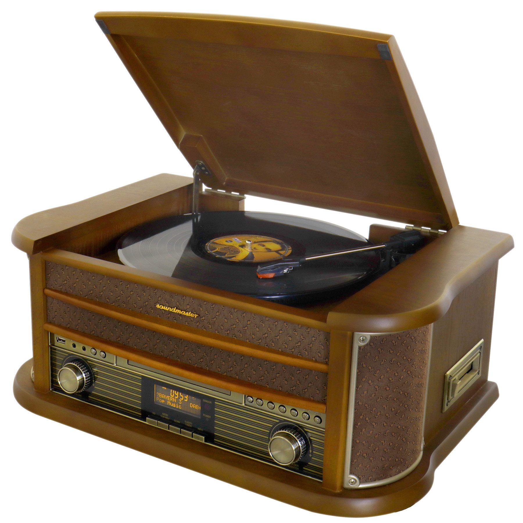 Soundmaster SOUNDMASTER Nostalgie Stereoanlage NR565DAB Stereoanlage