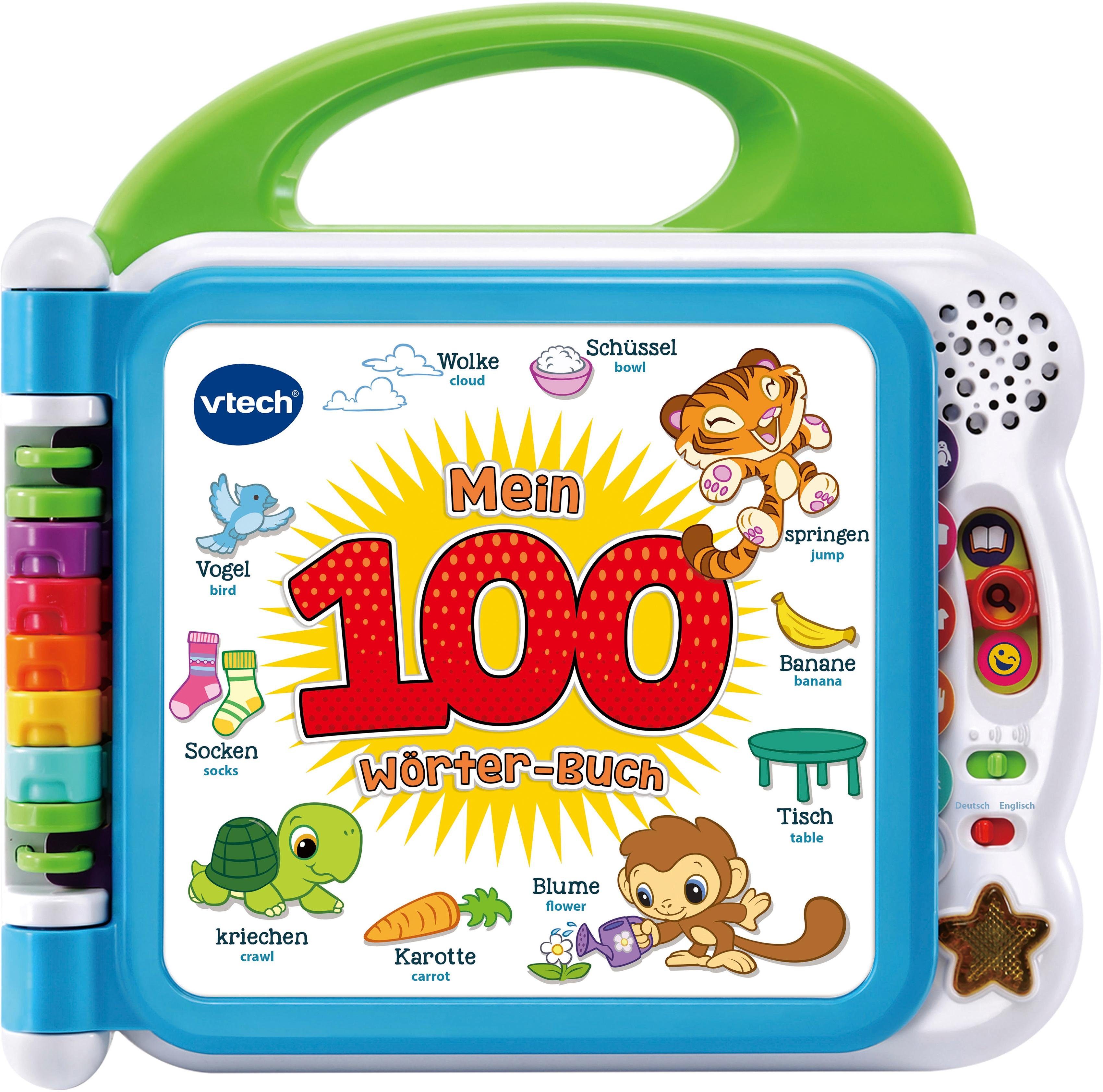 Vtech® Buch VTechBaby, Mein 100-Wörter-Buch, weiß,