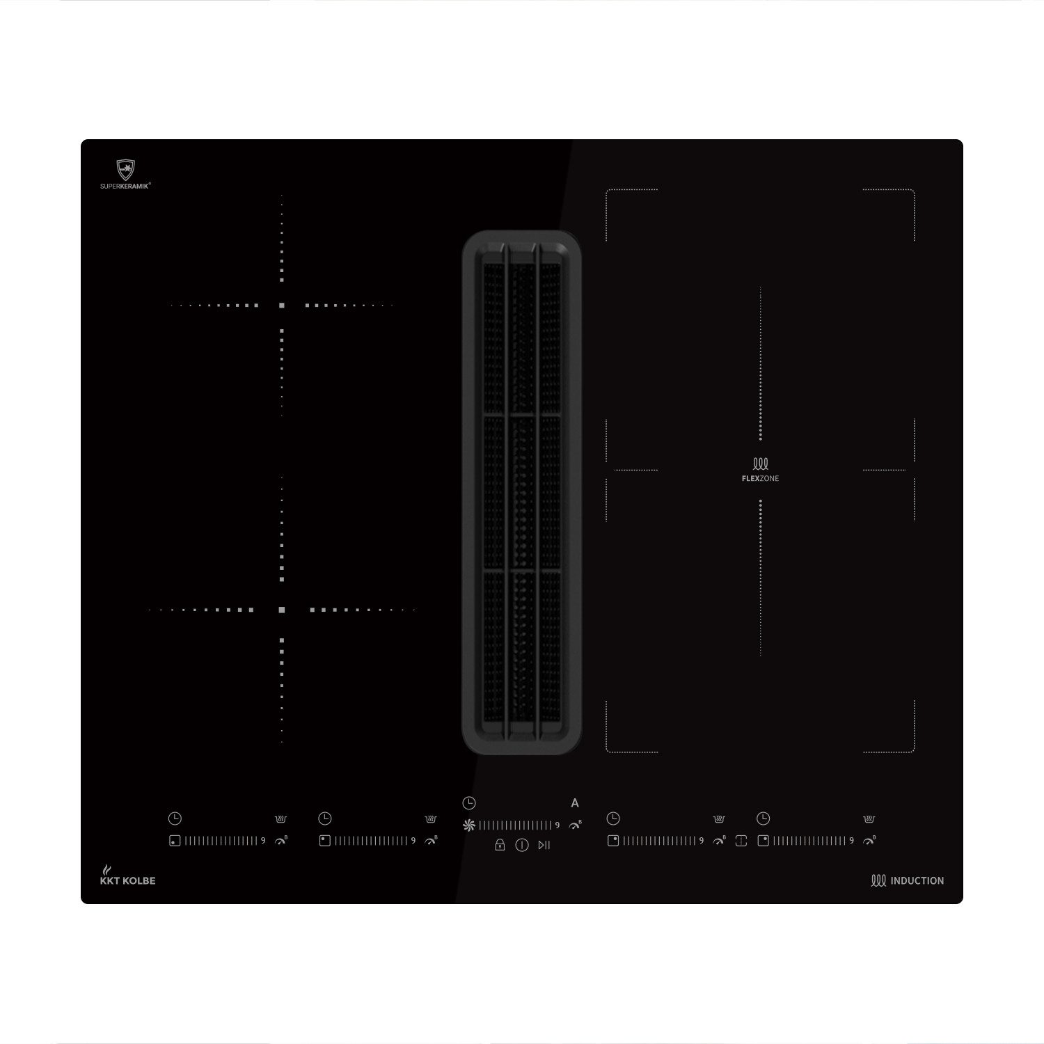KKT KOLBE Induktions-Kochfeld IND600DRAFT, 60cm Kochfeld