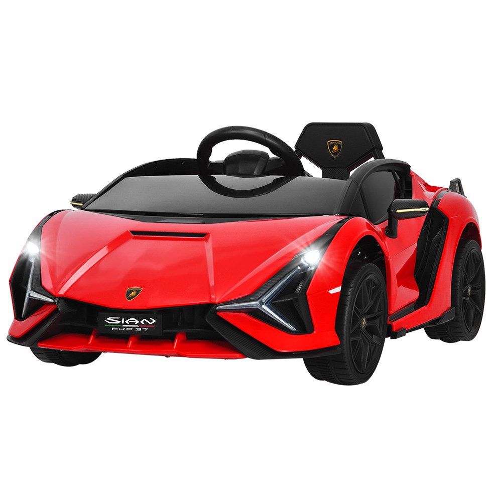 COSTWAY Elektro-Kinderauto 12V Lamborghini, 3-5km/h