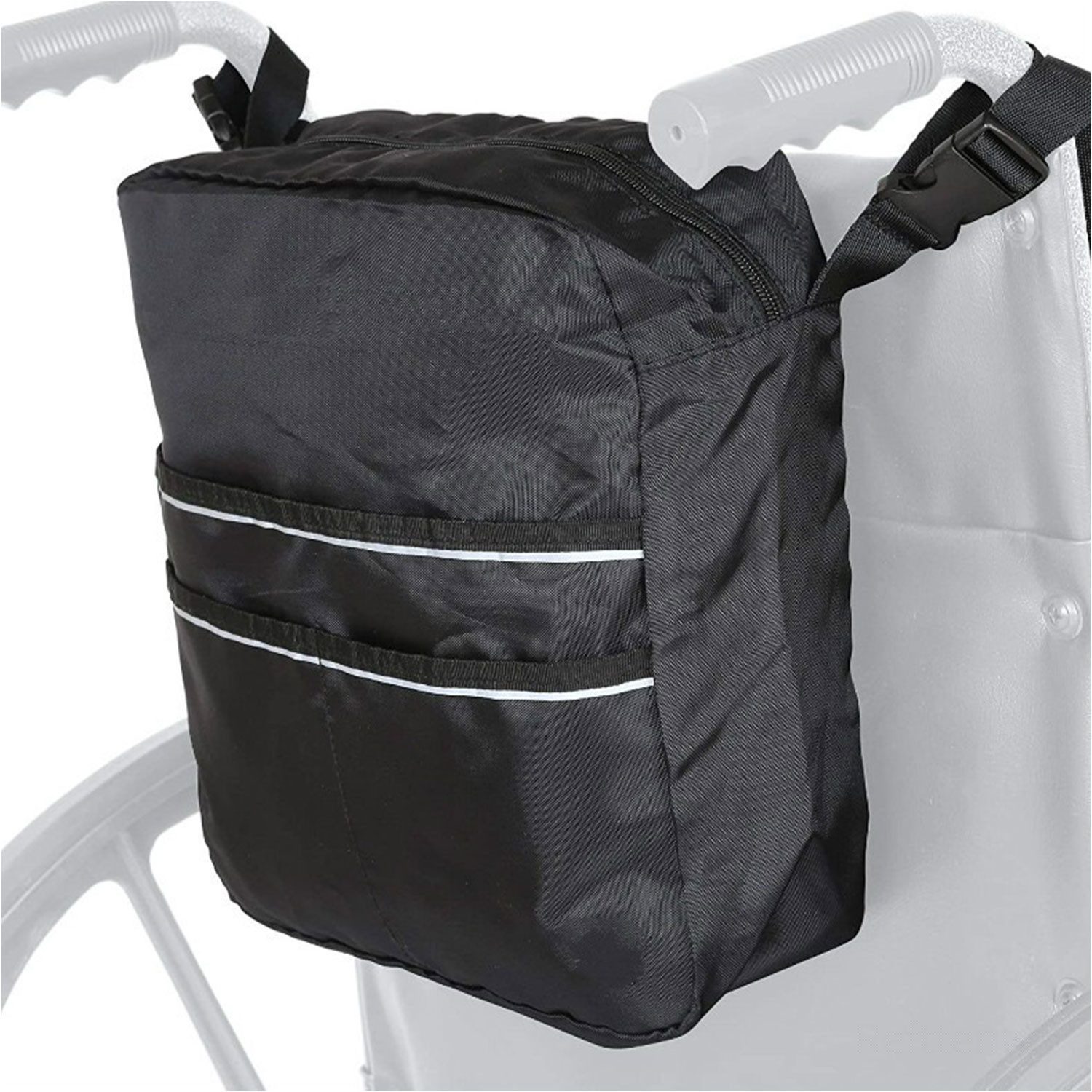 Refttenw Aufbewahrungstasche Rollstuhltasche Oxford-Stoff Rollstuhl Zubehör