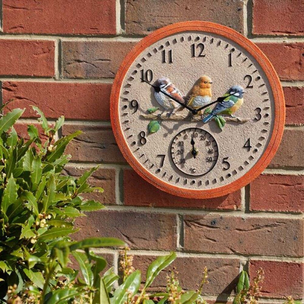 Smart Garden Wanduhr BirdWood Wanduhr, 30