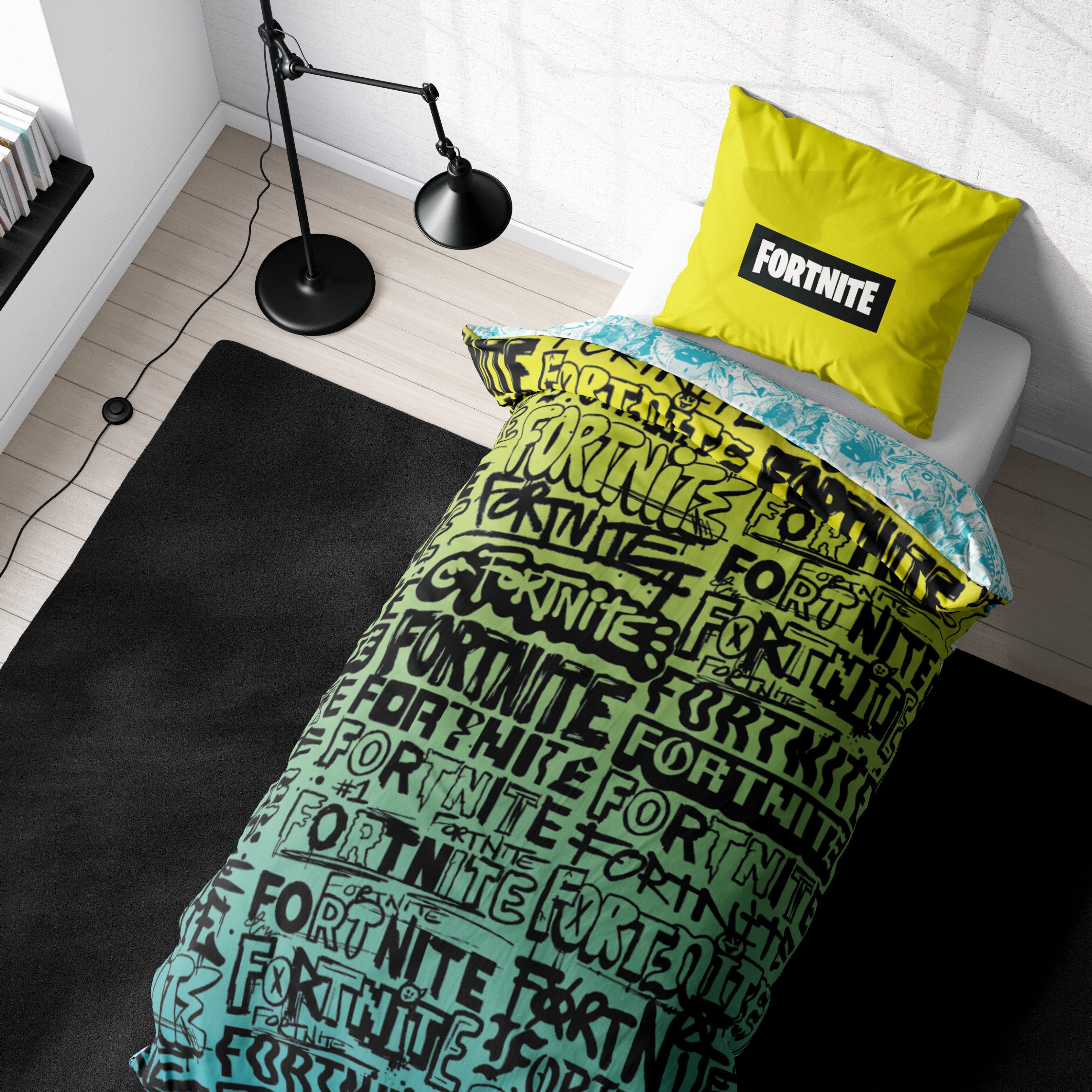 MTOnlinehandel Bettwäsche Fortnite, 135x200 + 80x80