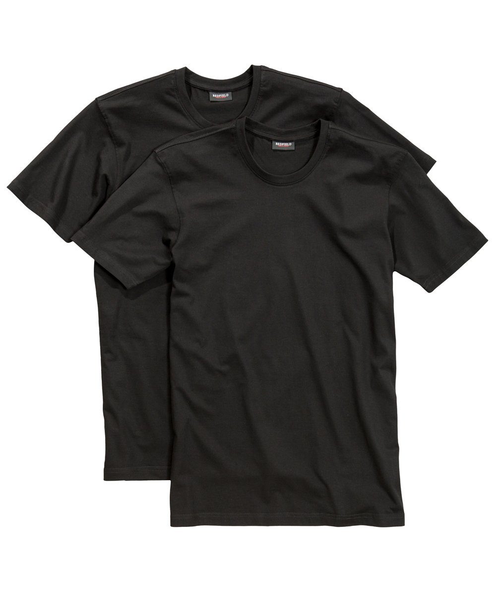 redfield Rundhalsshirt Rundhals T-Shirt Doppelpack von