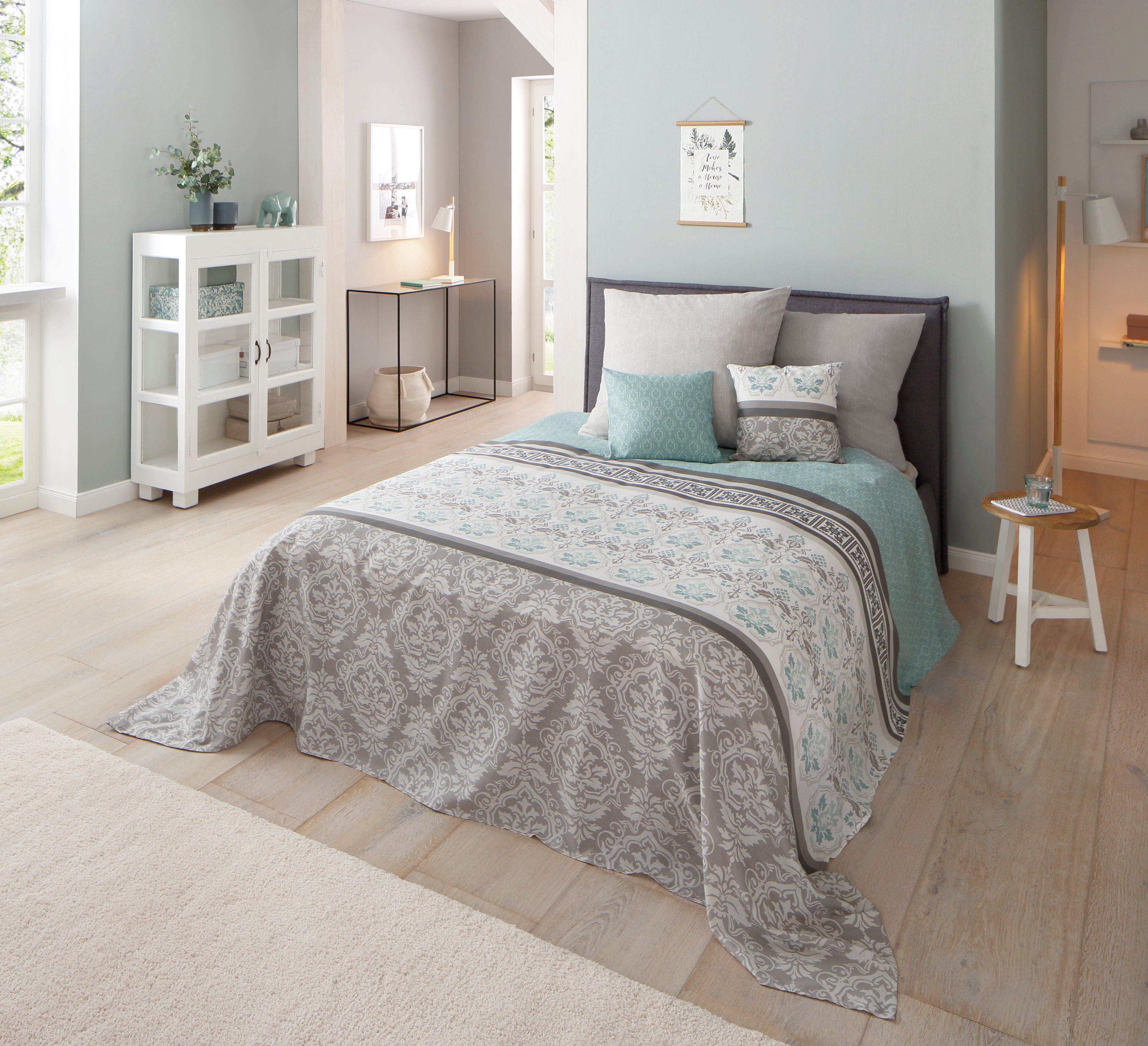 Home affaire Tagesdecke Cremona leichte Tagesdecke,