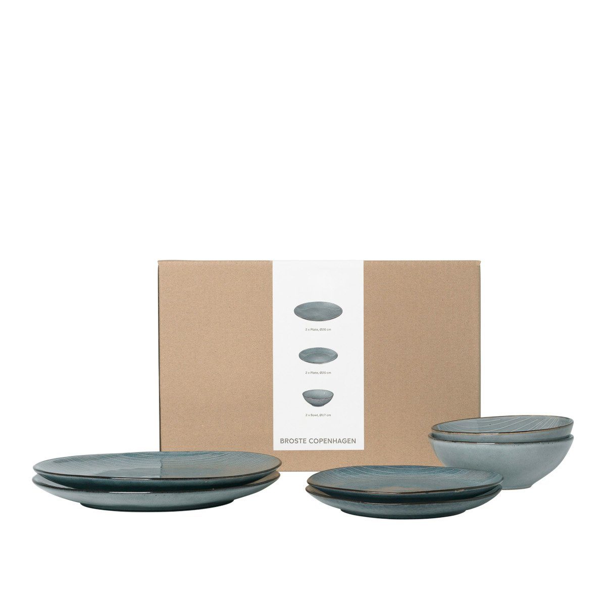 Broste Copenhagen Geschirr-Set Nordic Sea Geschirrset