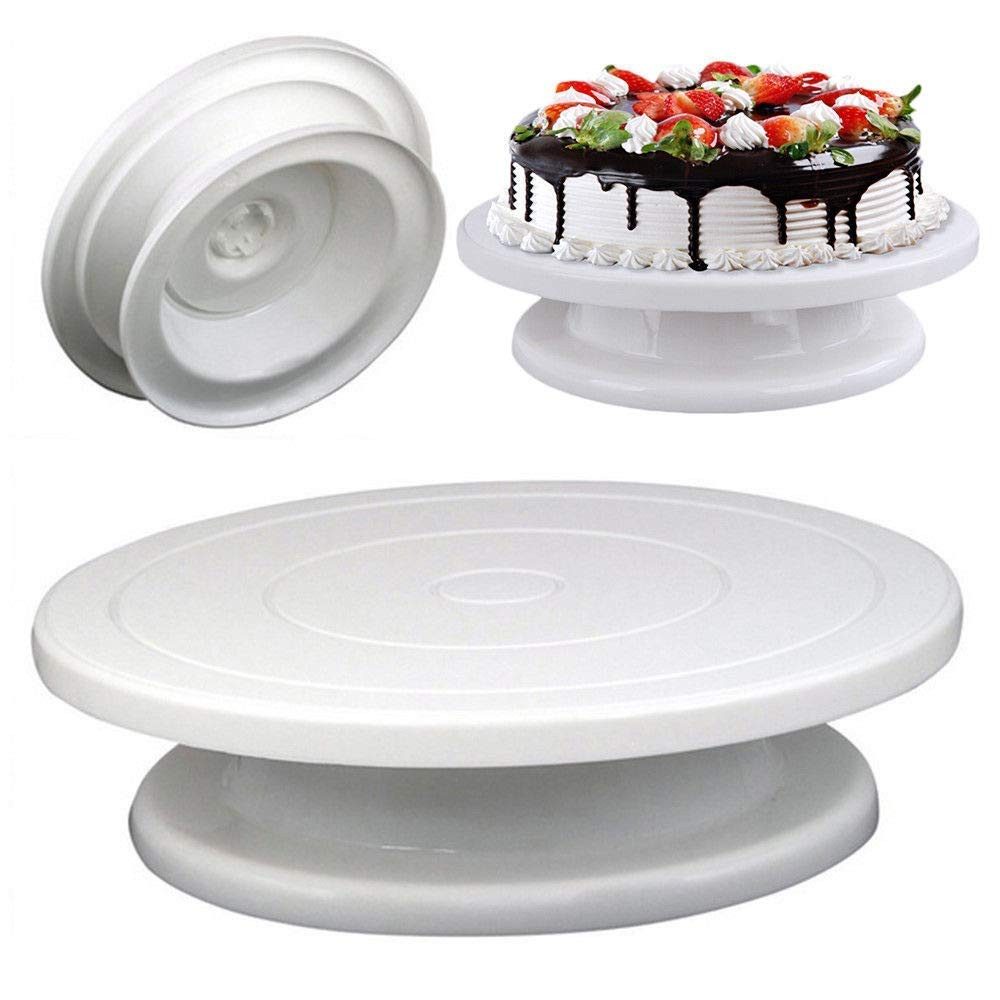 RWEUOQ Tortenplatte Tortenplatte Drehbare Torten Kuchen