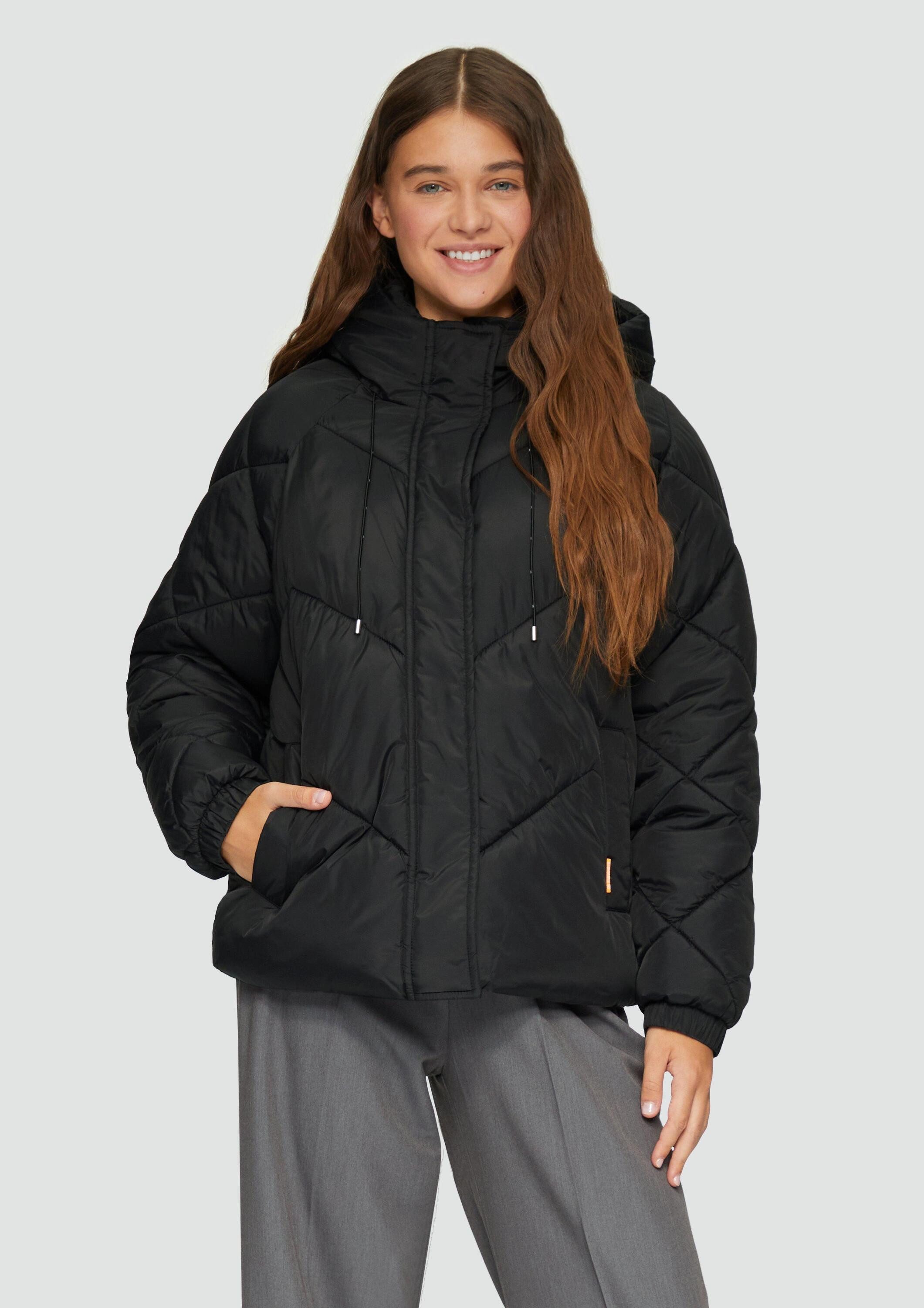 QS Winterjacke Outdoor-Jacke Wattierte Jacke mit