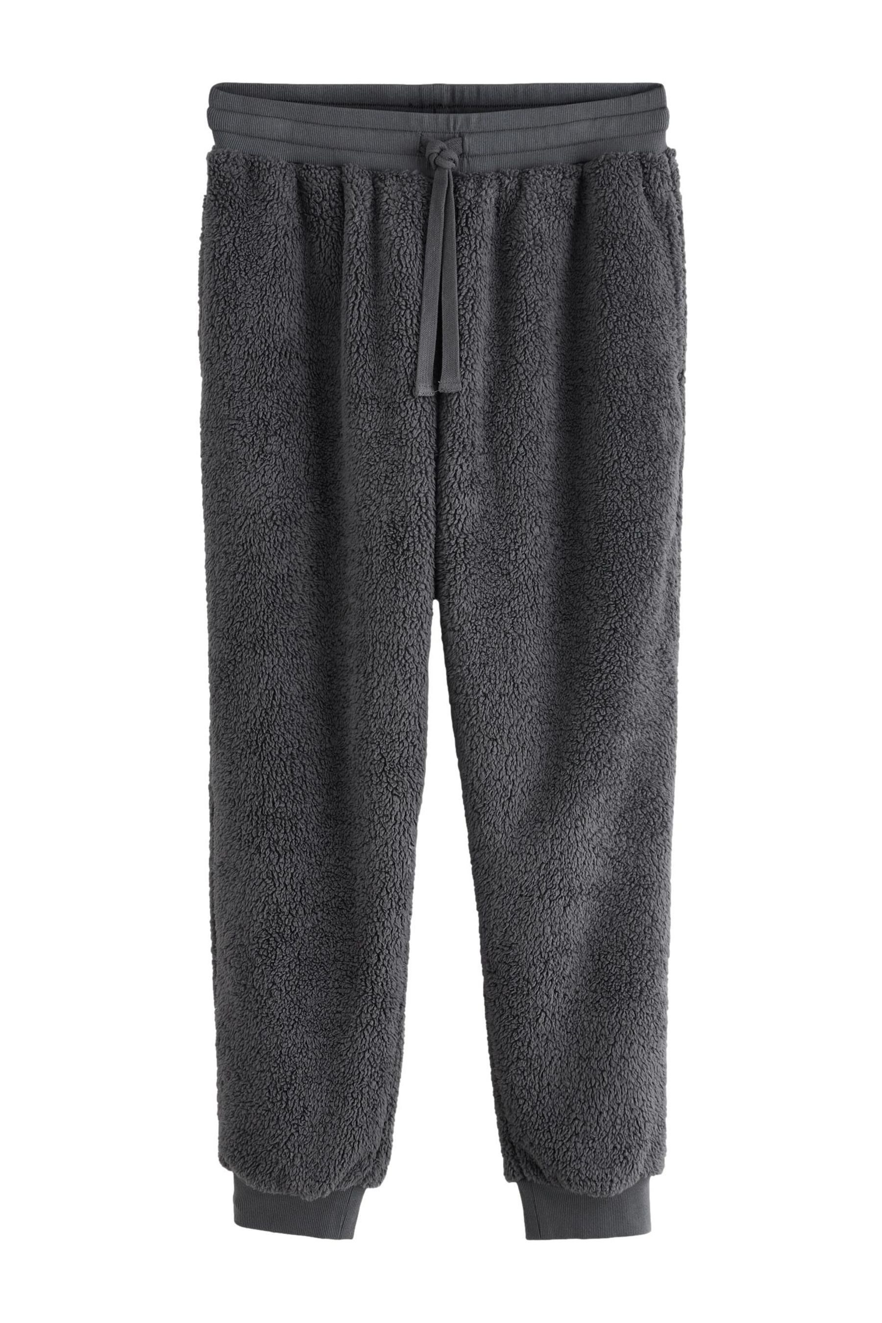 Next Jogginghose Fleece-Jogginghose mit Bündchen (1-tlg)