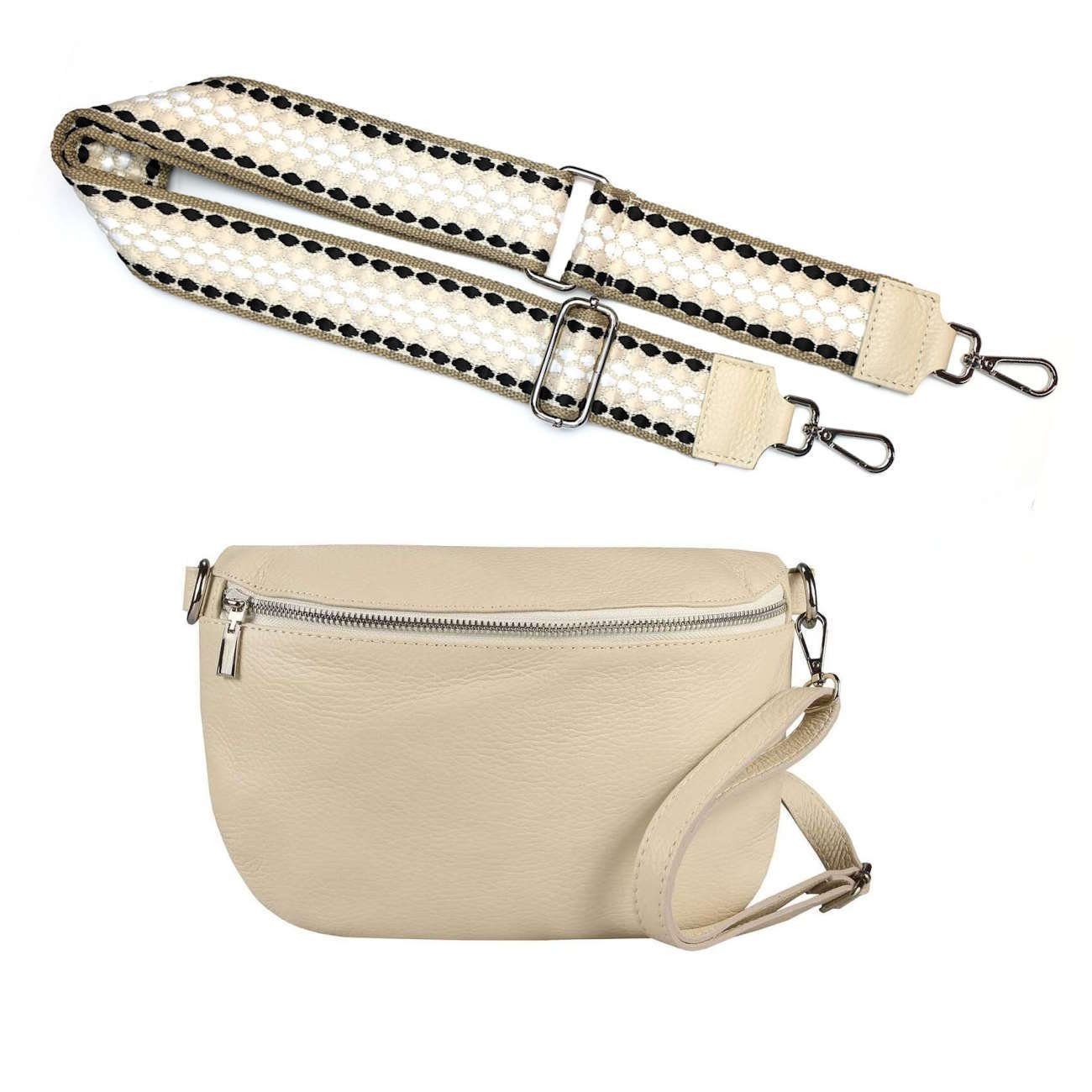 ITALYSHOP24 Bauchtasche Made in Italy Damen