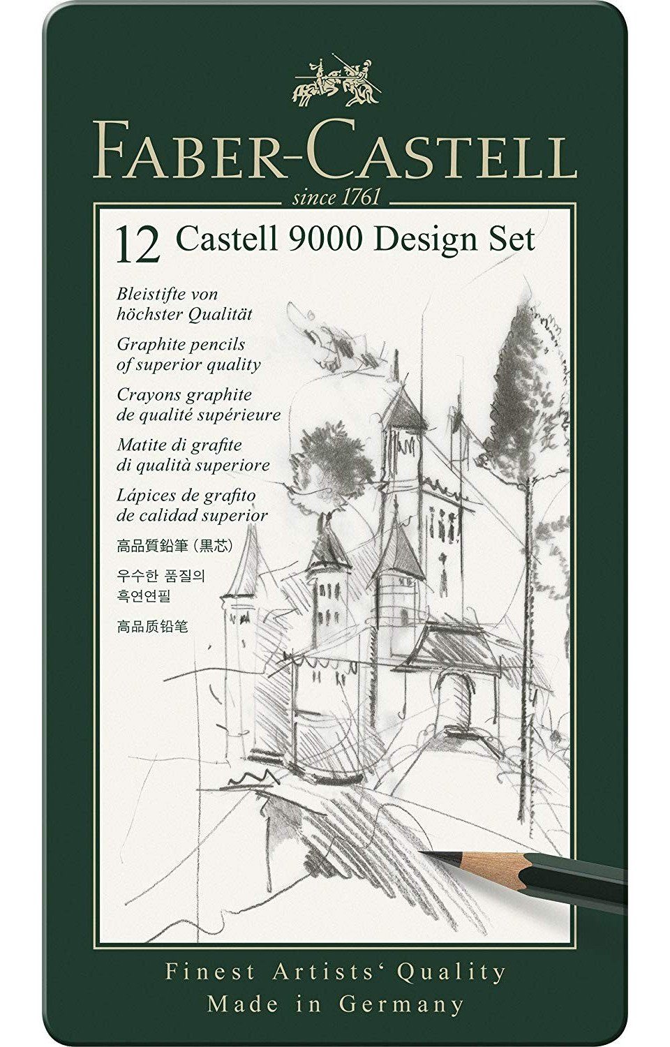 Faber-Castell Bleistift Faber-Castell Bleistifte Castell 9000