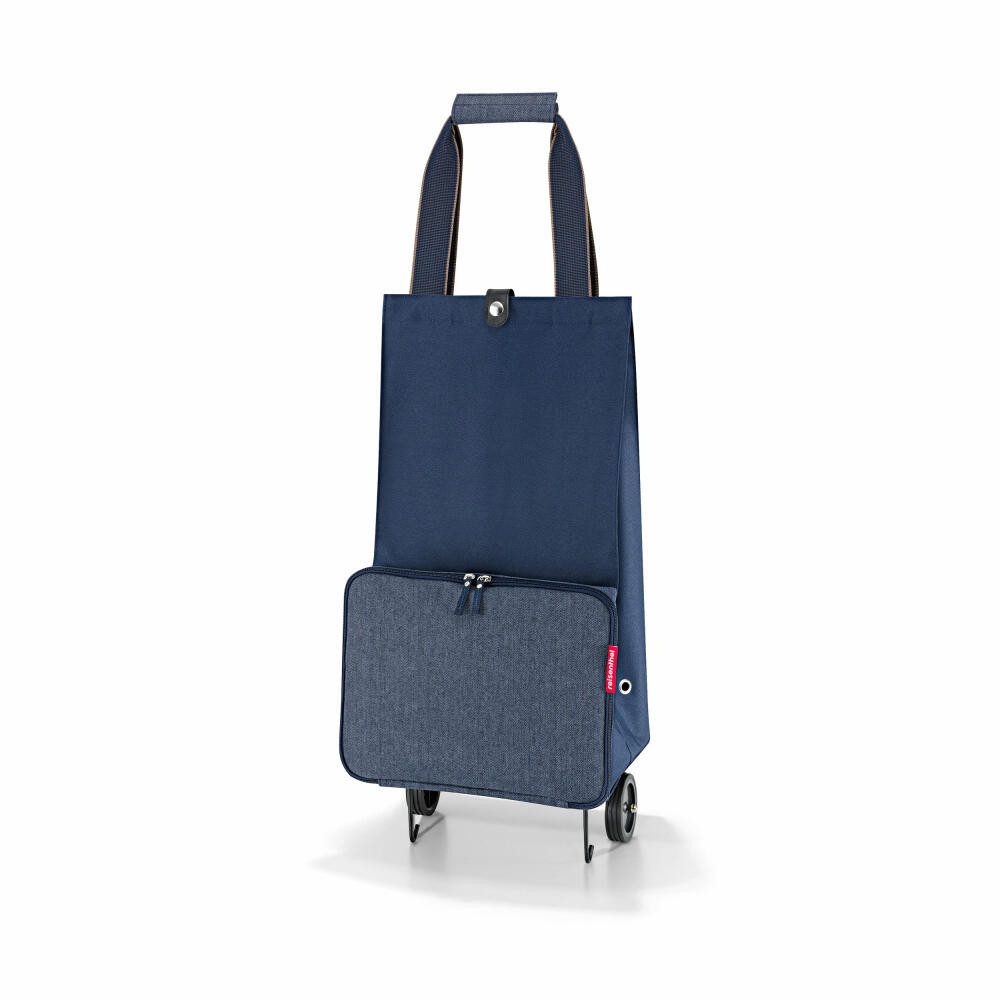 REISENTHEL® Einkaufstrolley foldabletrolley Herringbone Dark Blue